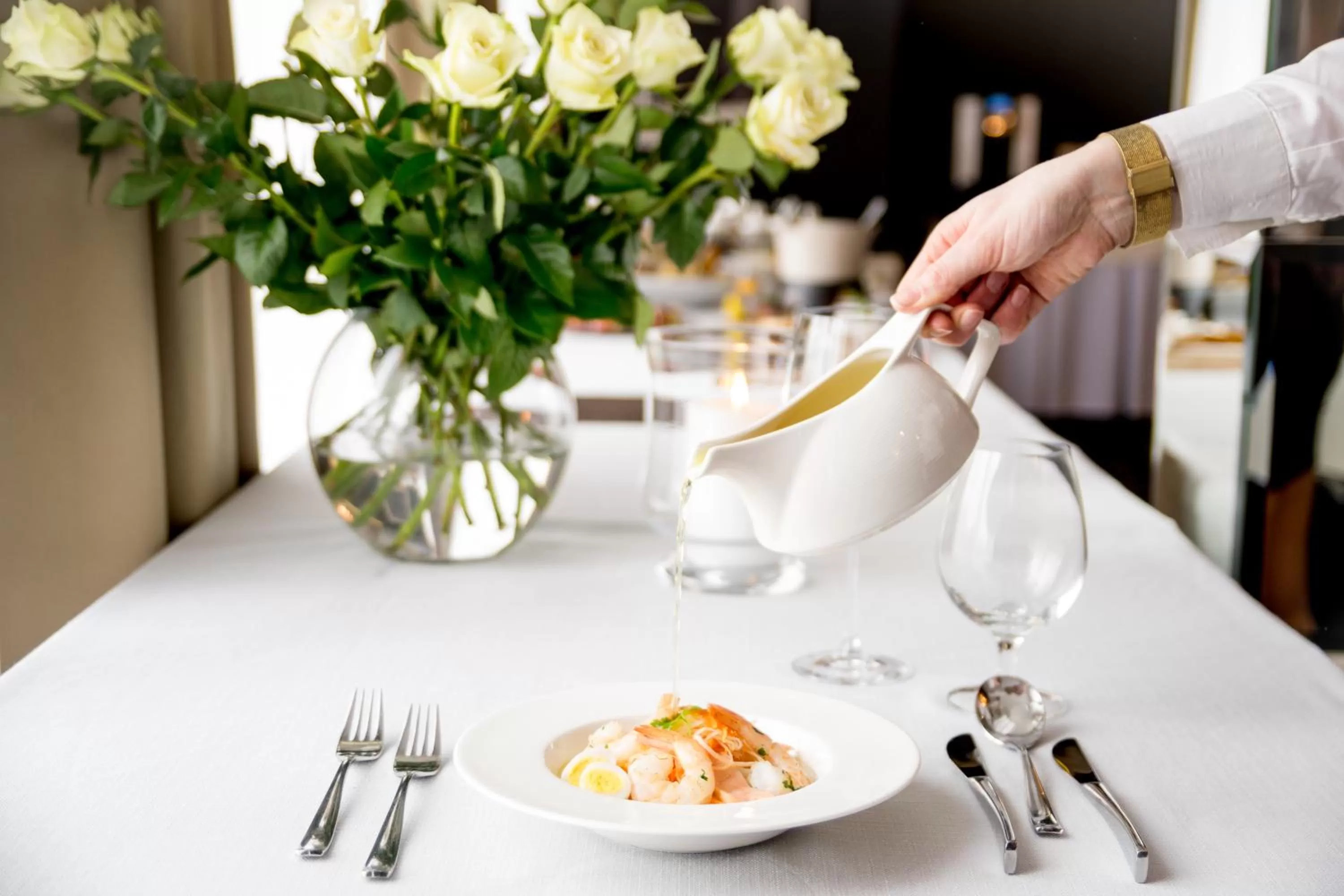 Food close-up in Hotel Atelia