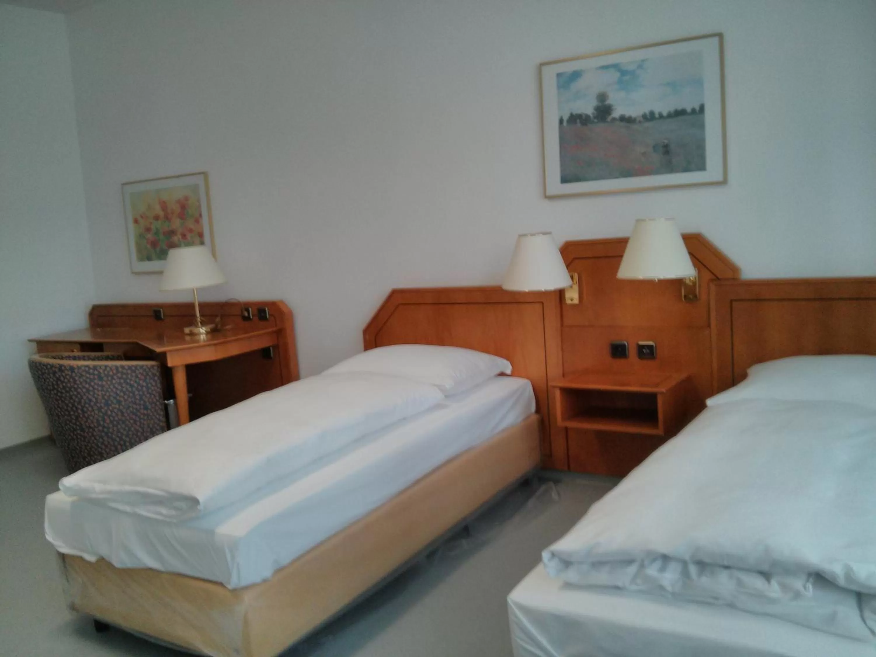 Photo of the whole room, Bed in Willy Hotel Frankfurt