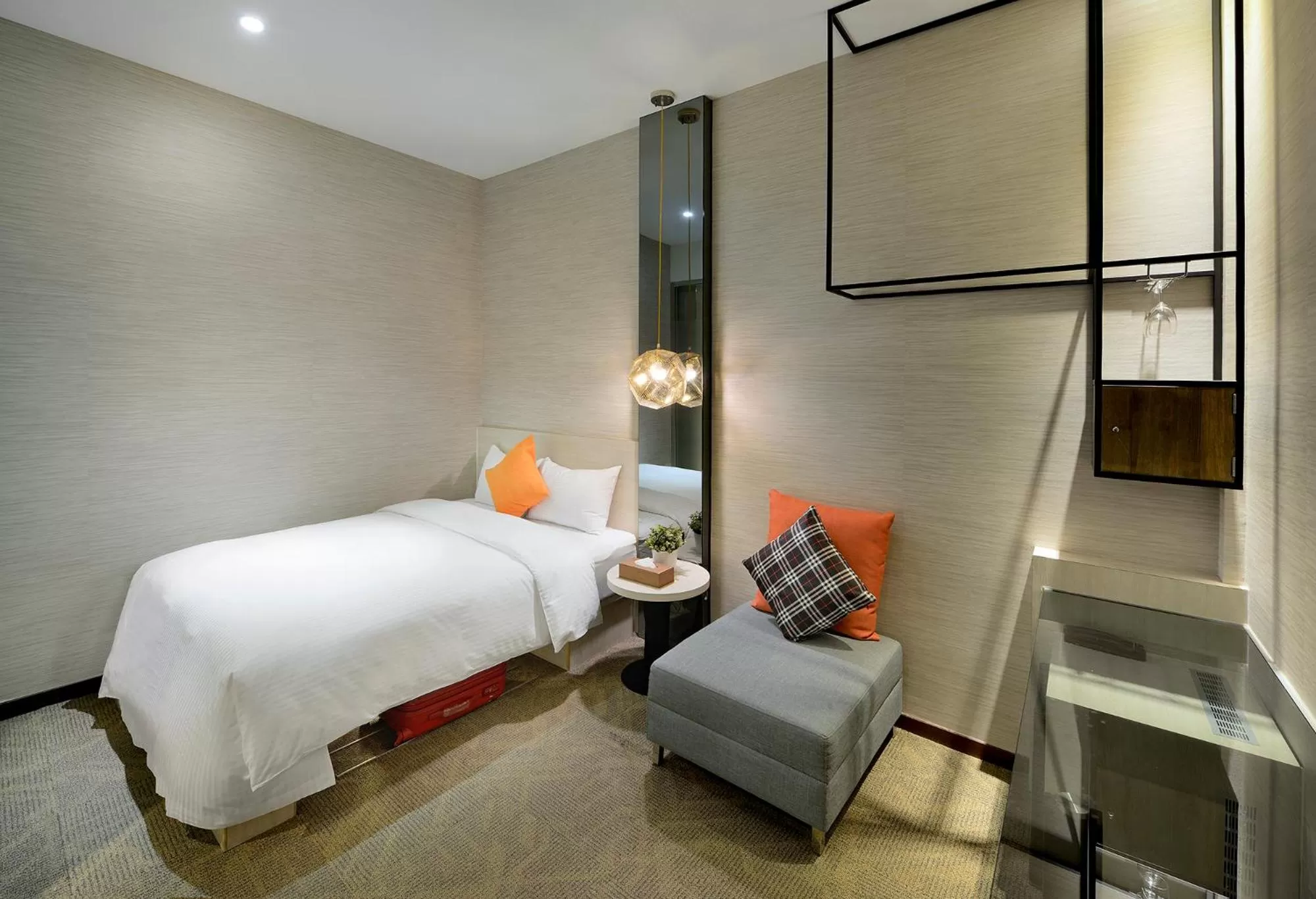 Bedroom, Bed in Via Hotel Taipei Station