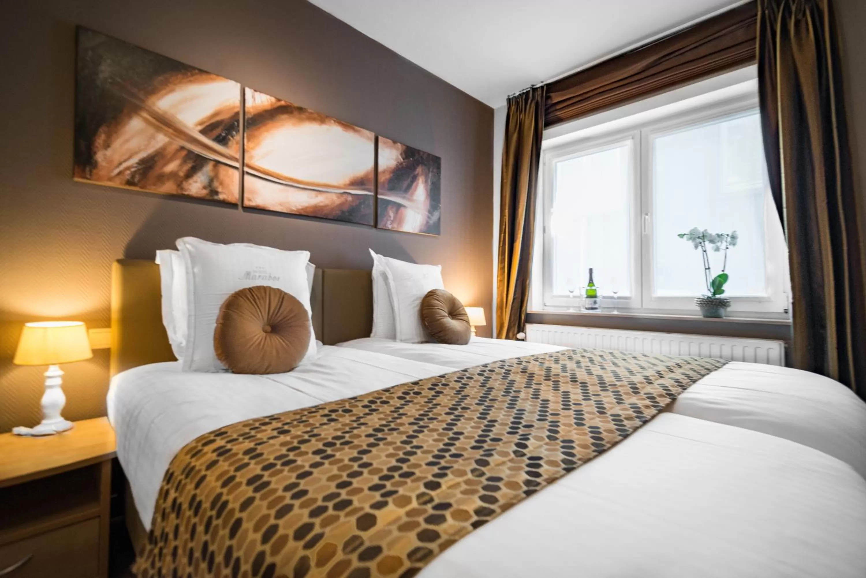 Bedroom, Bed in Hotel Maraboe