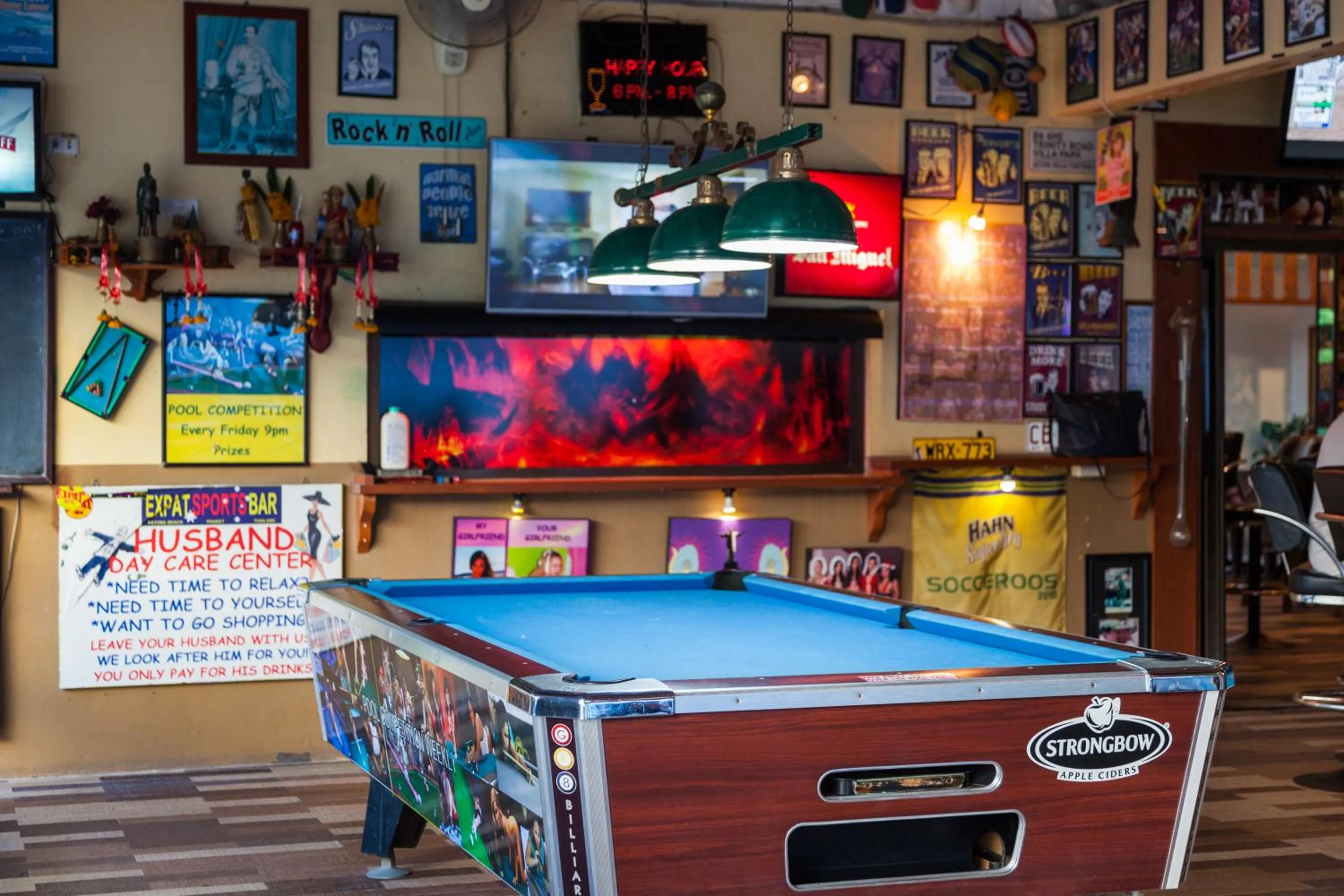 Billiard in The Expat Hotel Patong
