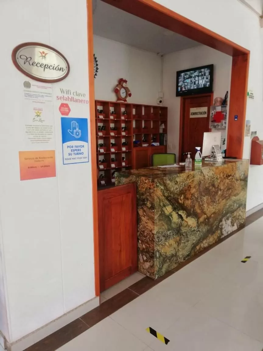 Lobby or reception in Hotel Rio Humadea