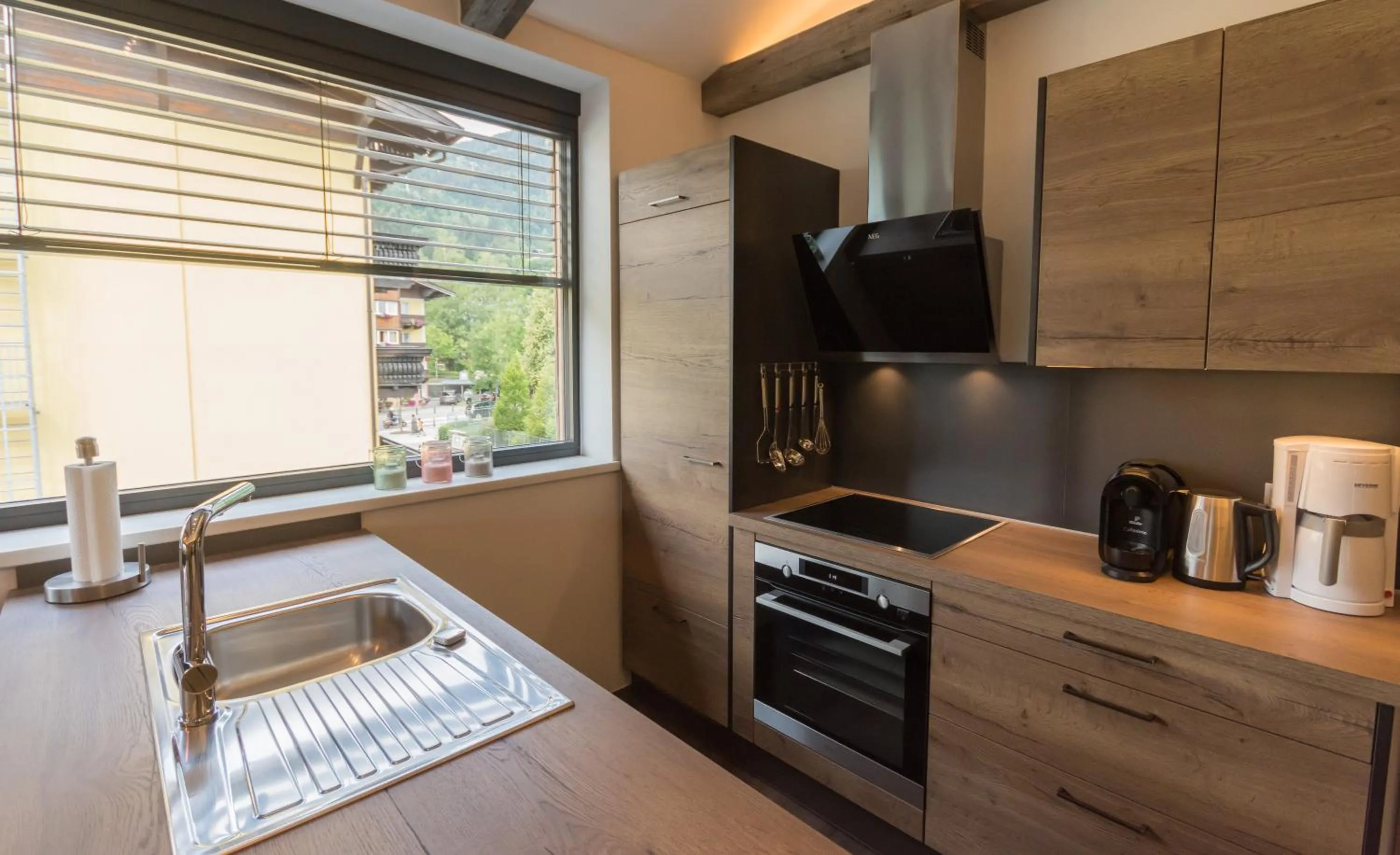 Kitchen or kitchenette, Kitchen/Kitchenette in Schönblick Residence - Absolut Alpine Apartments