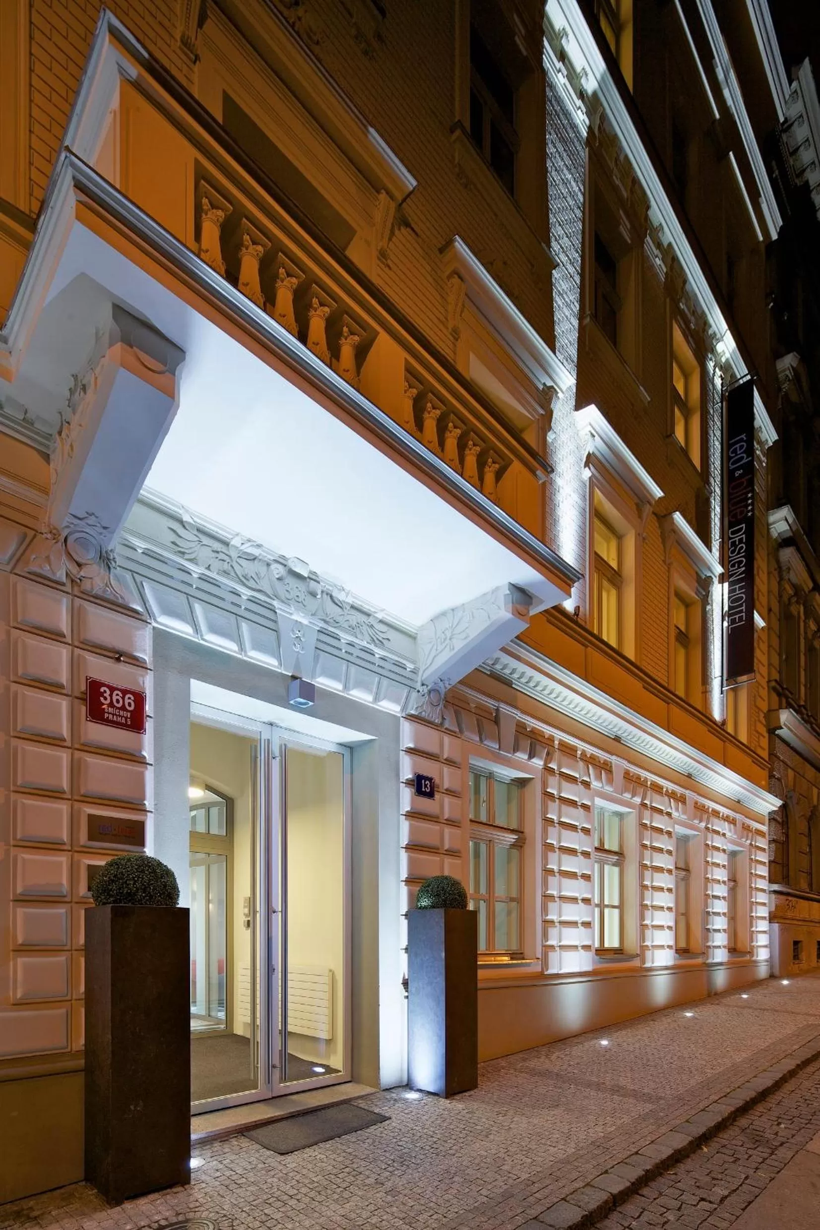 Facade/entrance in Red & Blue Design Hotel Prague