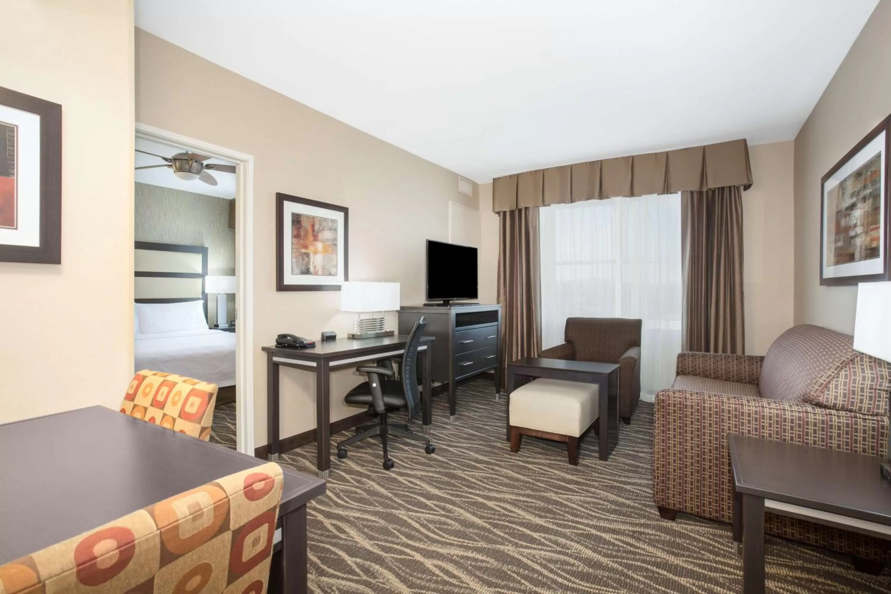Living room in Homewood Suites by Hilton South Las Vegas