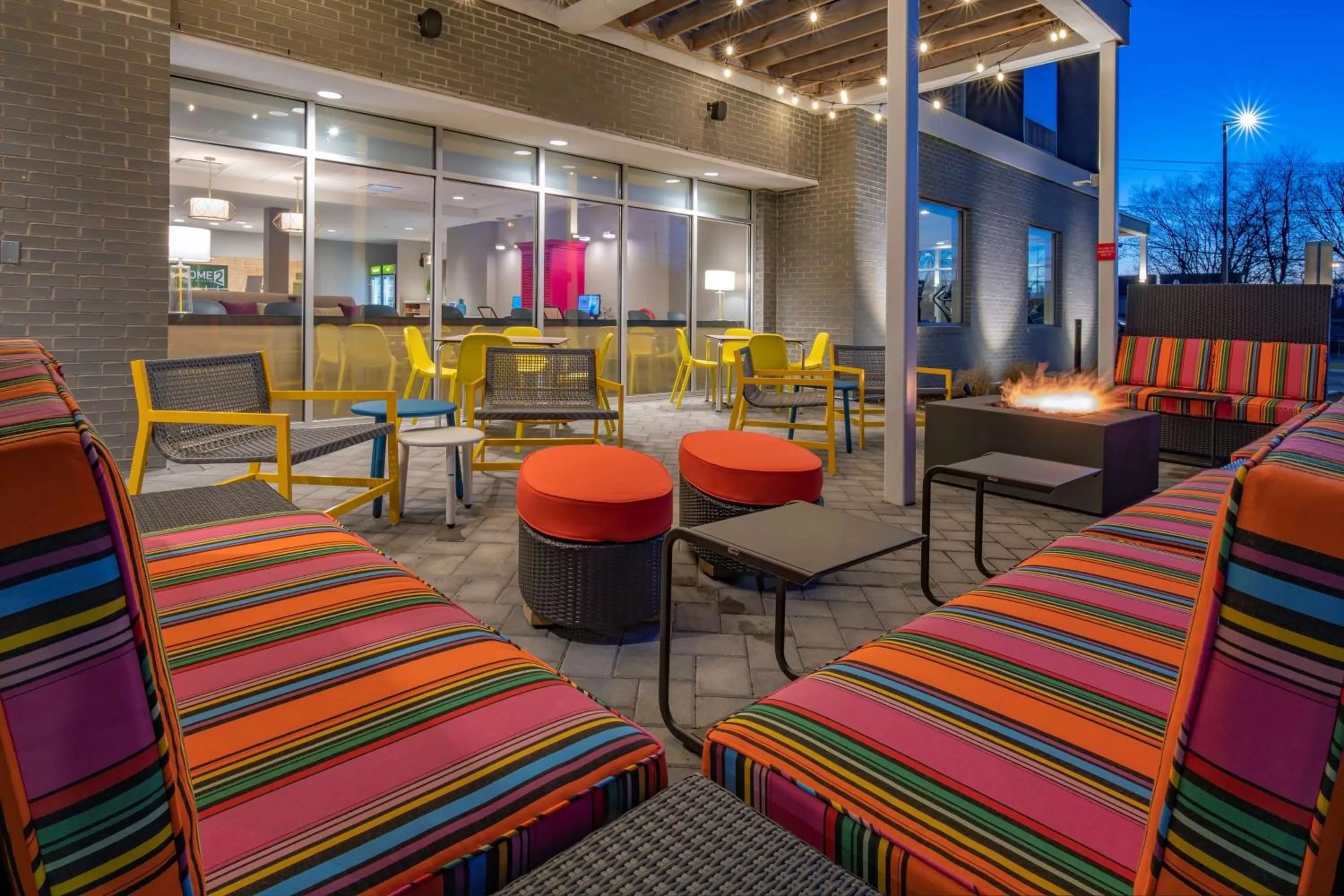 Patio in Home2 Suites By Hilton Wayne, NJ