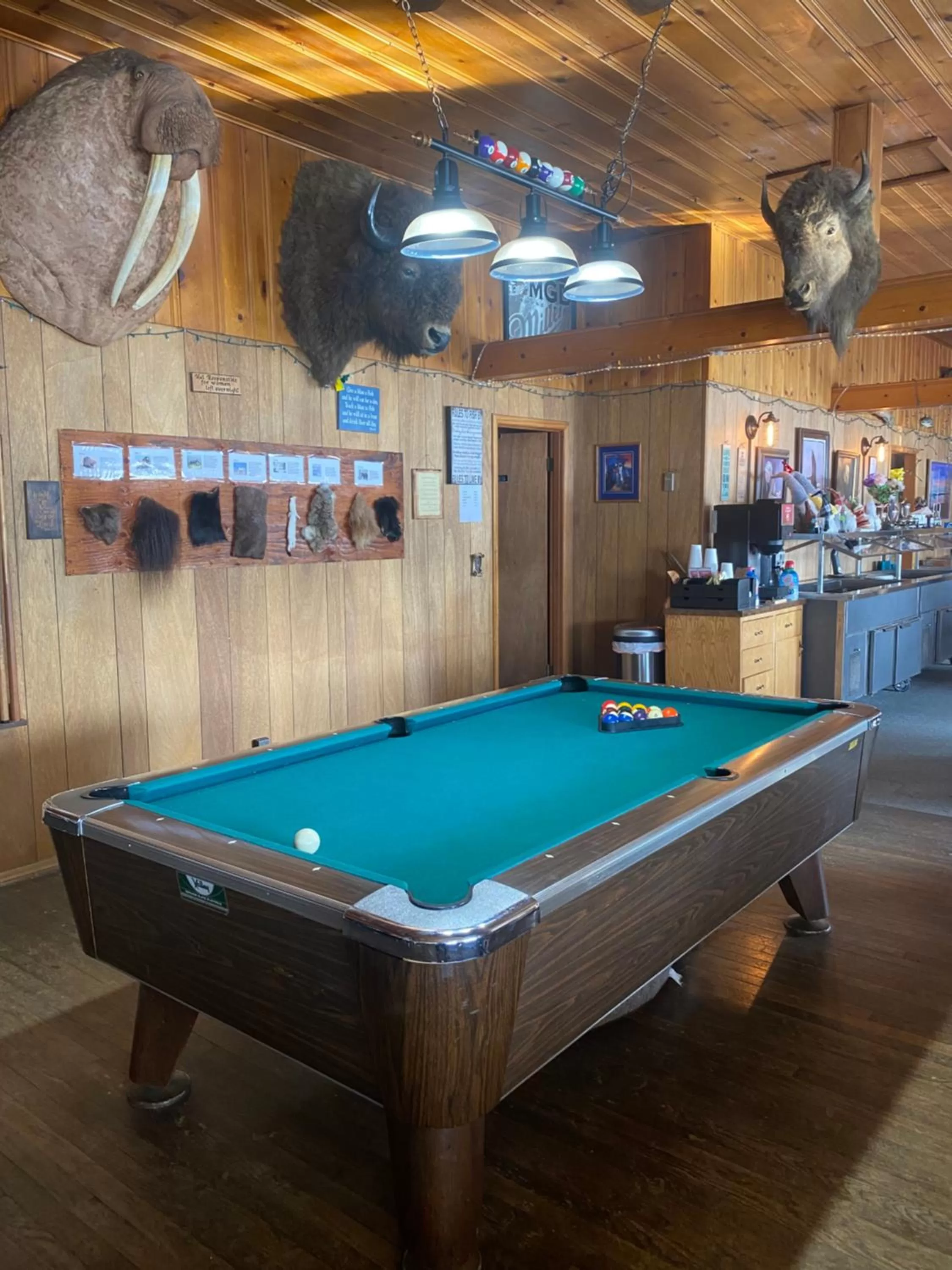 Billiard, Billiards in Tolsona Lake Lodge