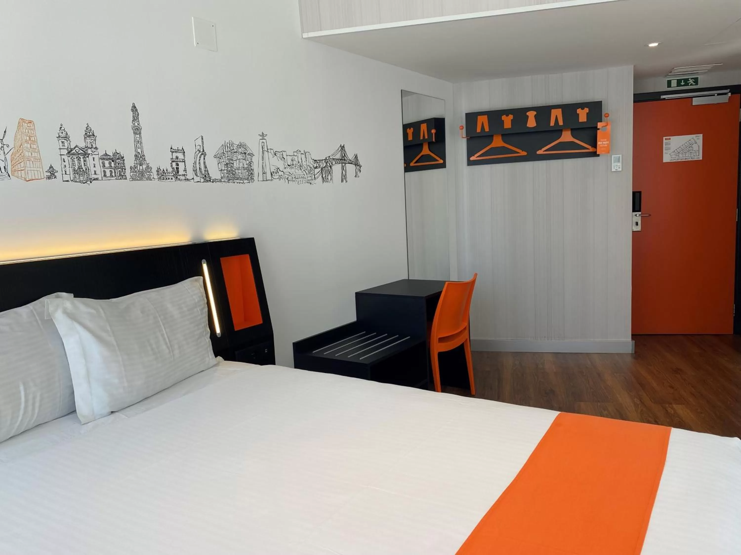 Bed in easyHotel Lisbon
