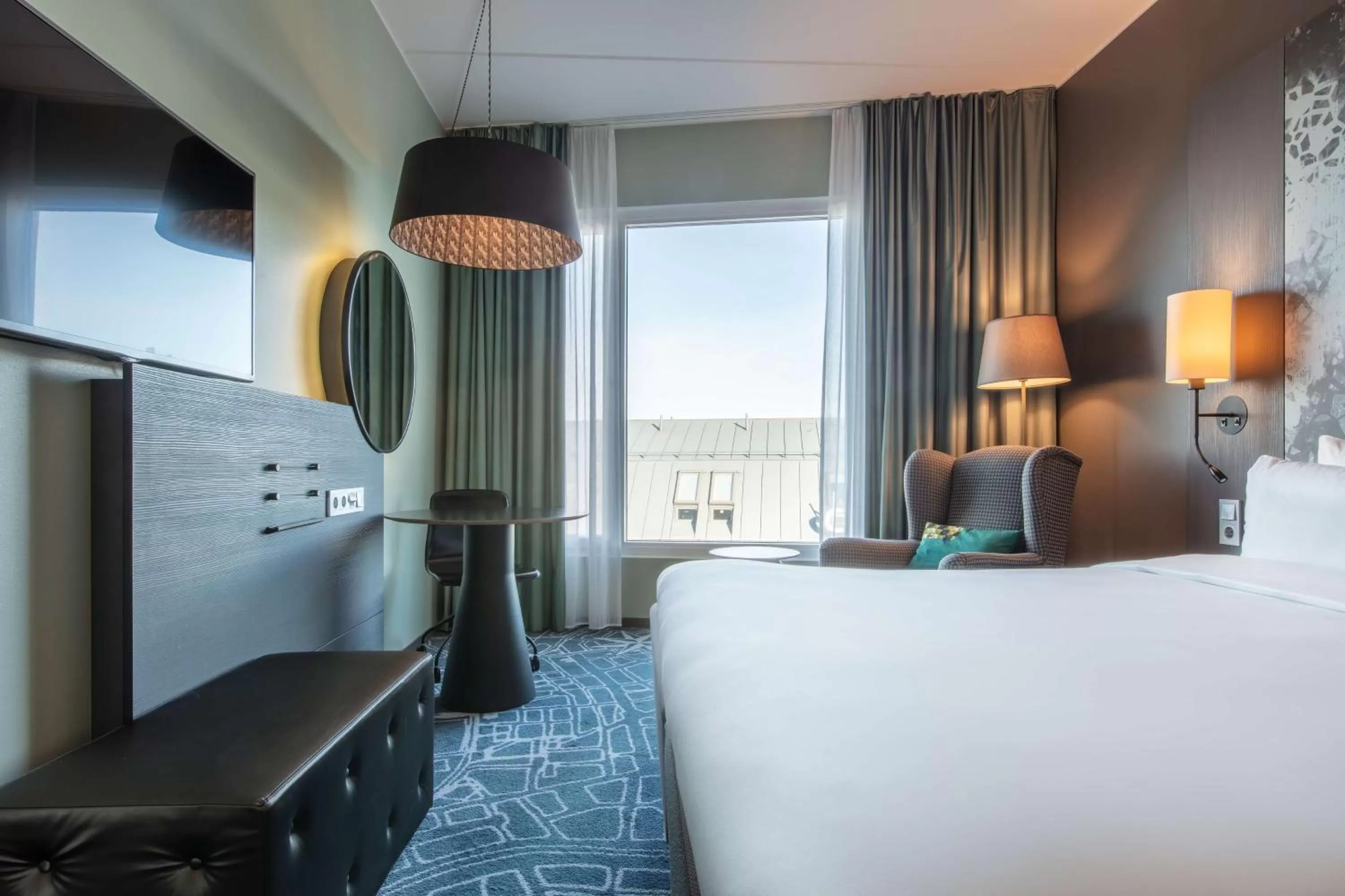 TV and multimedia, Bed in Radisson Blu Metropol Helsingborg