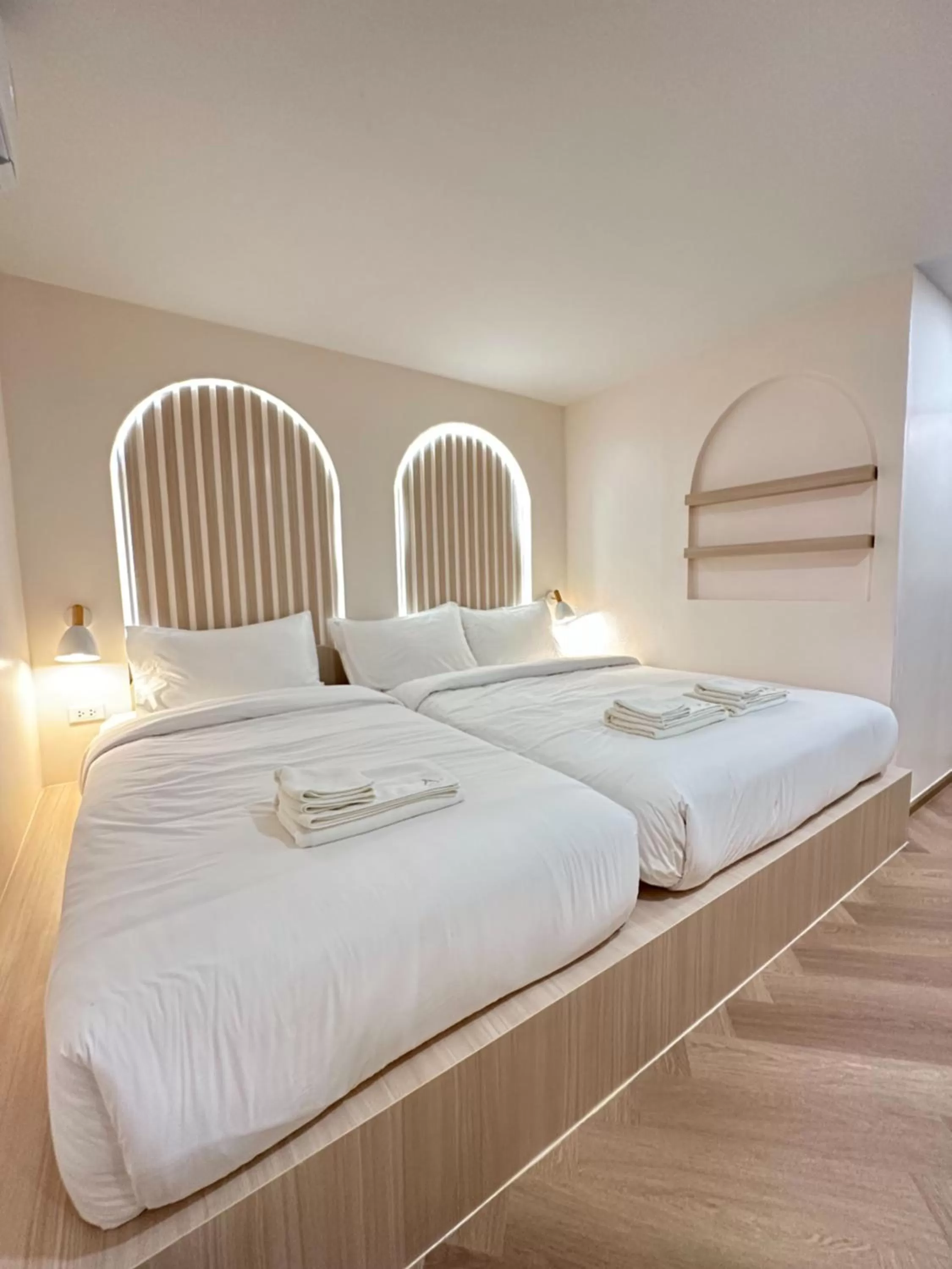 Bed in Ascella Bangkok Hotel