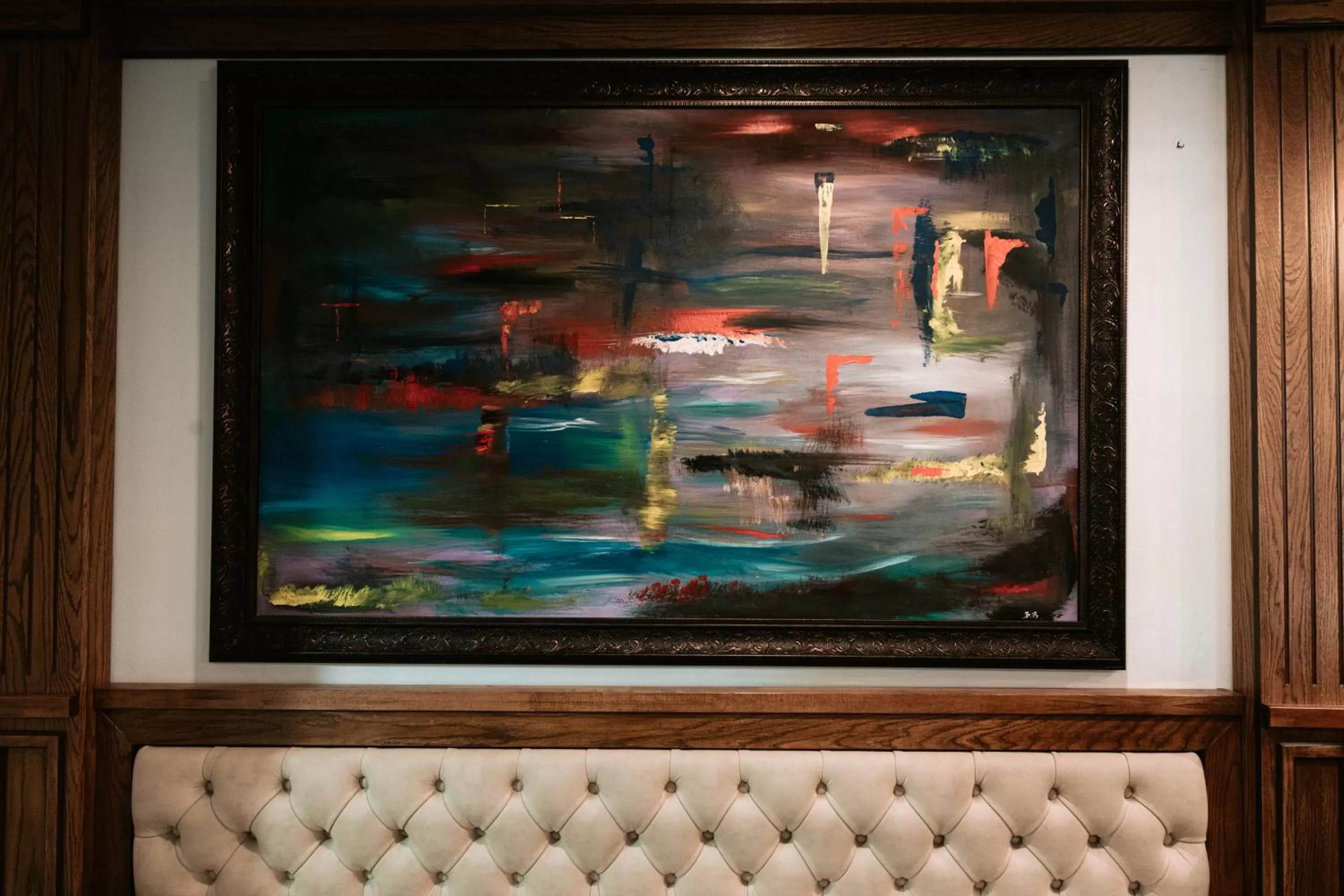 Decorative detail in Hotel Centrum Prizren