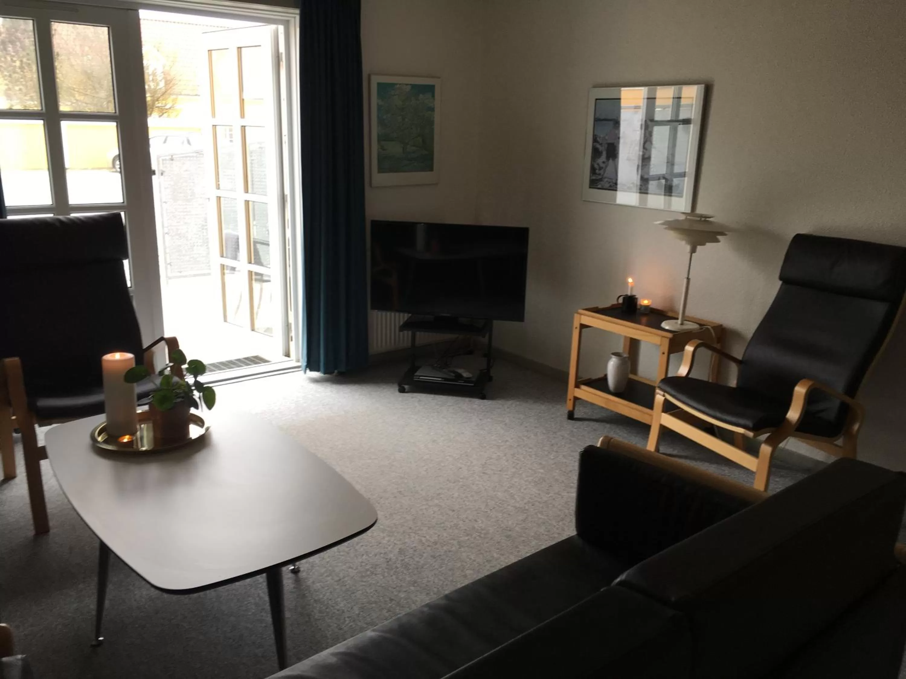 Living room in Løkken Badehotel Apartments