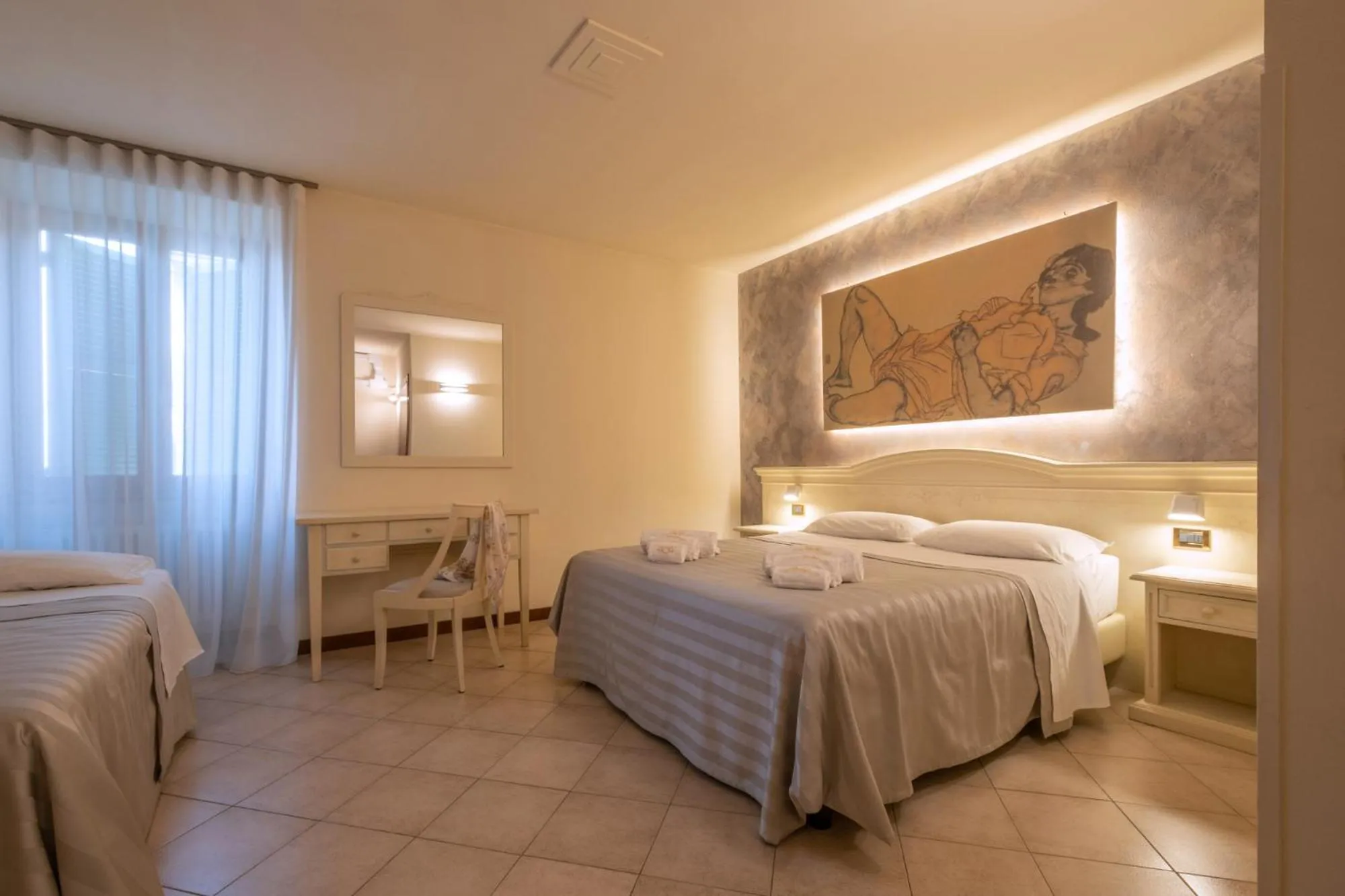 Bed in Hotel San Lorenzo