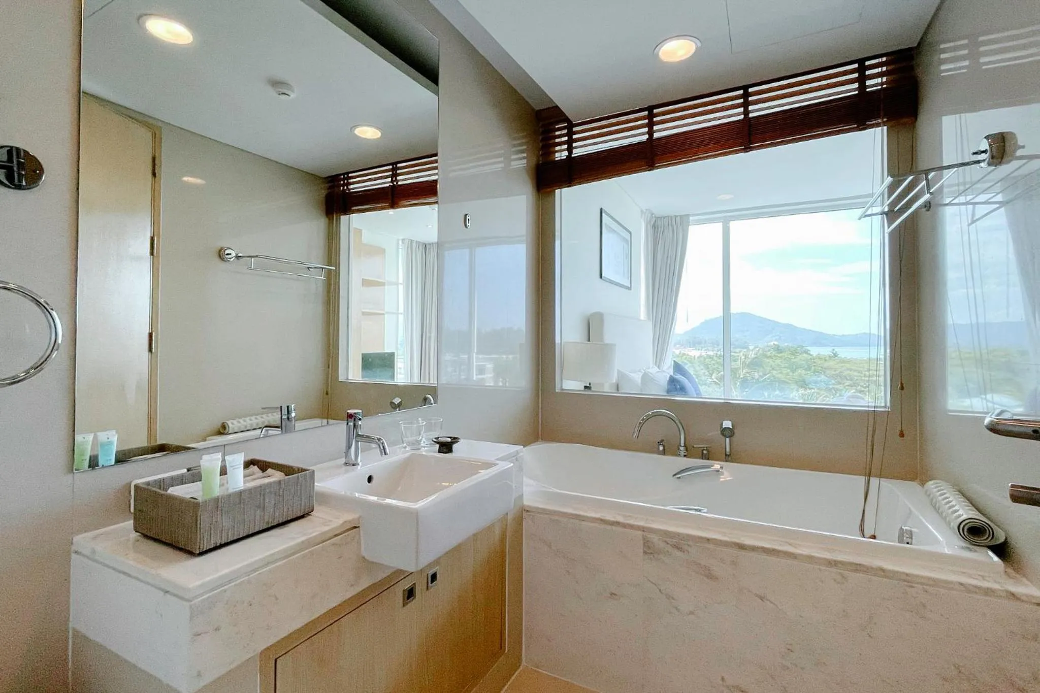 Bathroom in Splash Beach Resort Phuket Family-Friendly Water Park Resort Near Phuket Airport