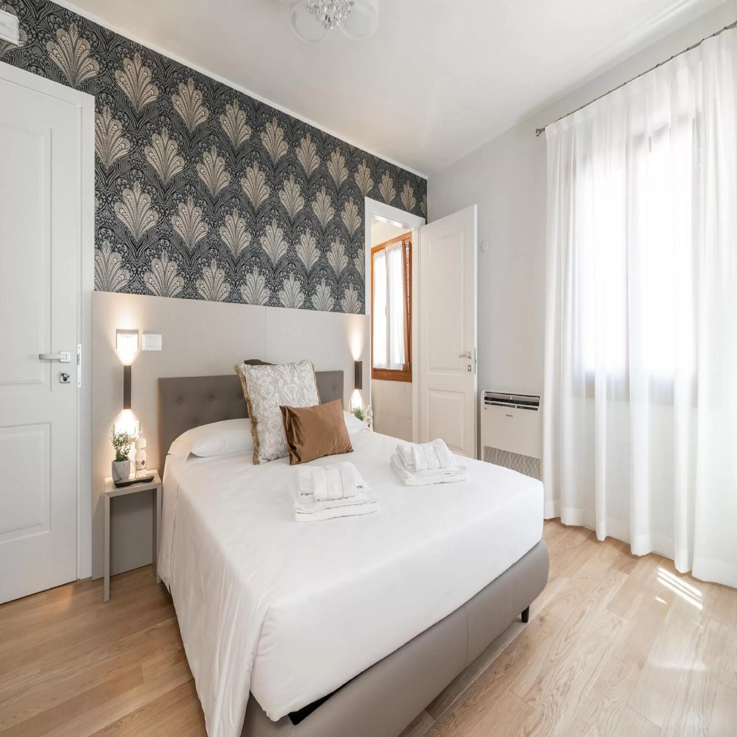 Bed in Hotel Grifoni