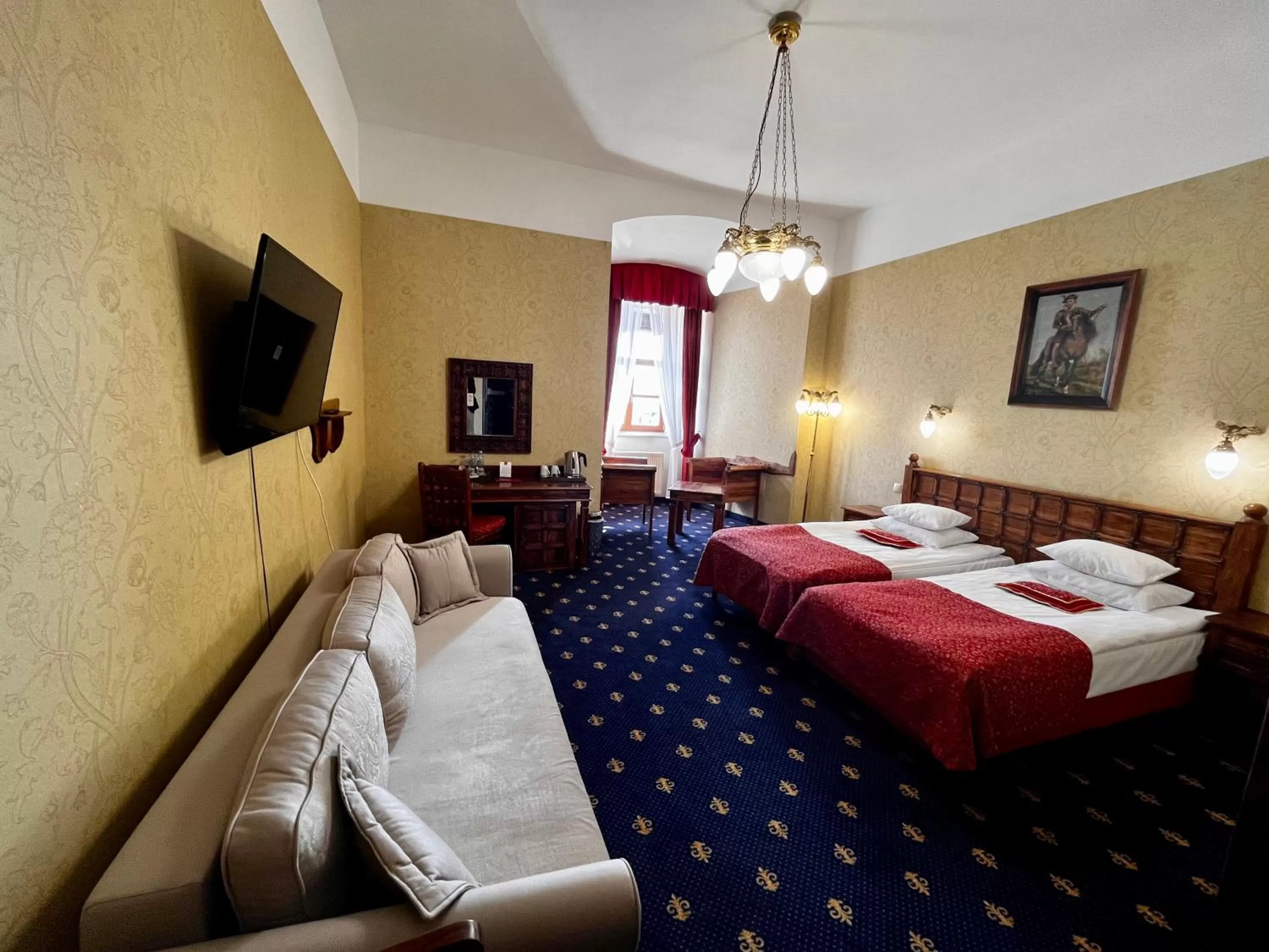 Photo of the whole room, Bed in Hotel Zamek Ryn