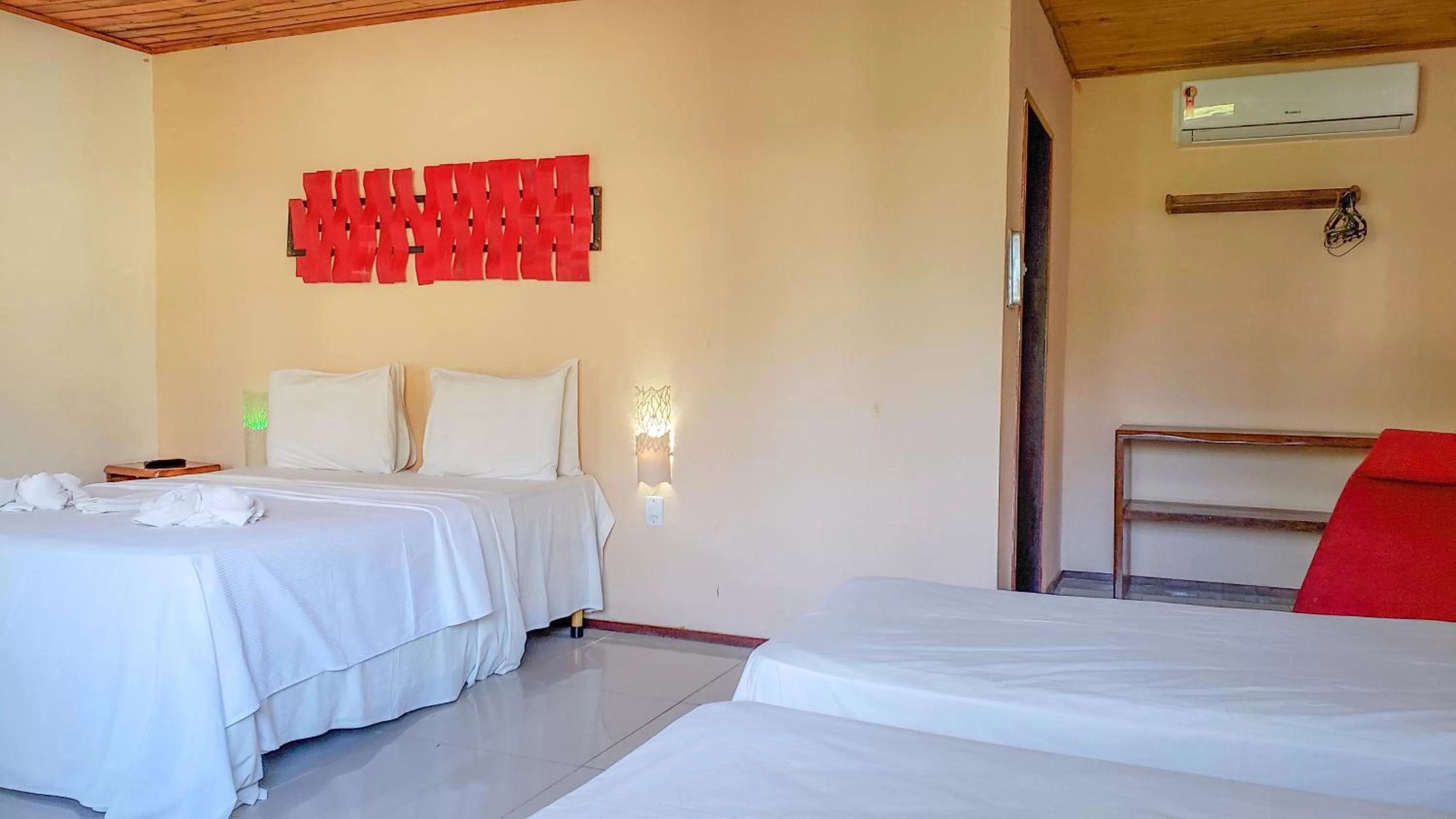 Bed in Pousada e Restaurante Encanto das Águas