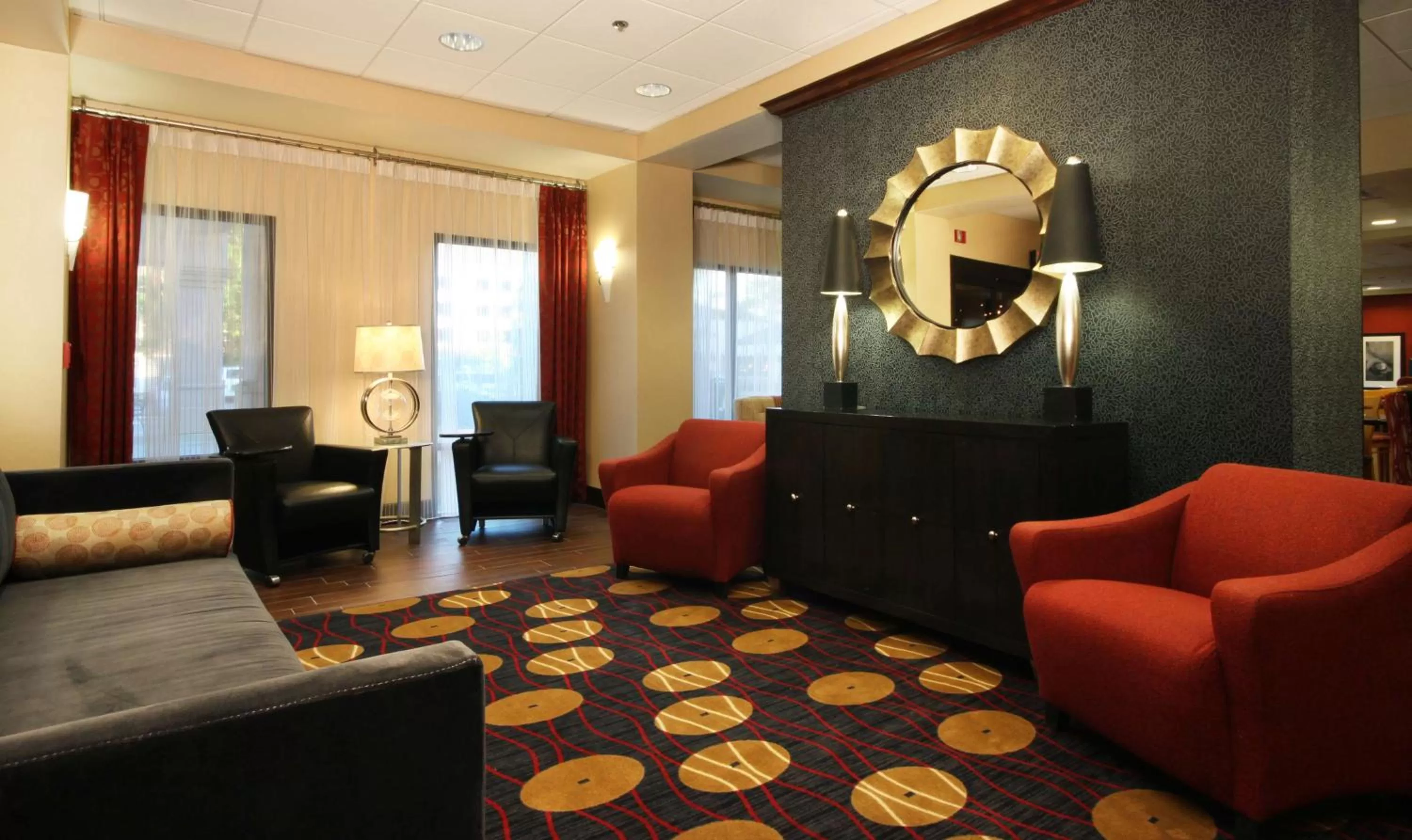 Lobby or reception in Hampton Inn Champaign/Urbana