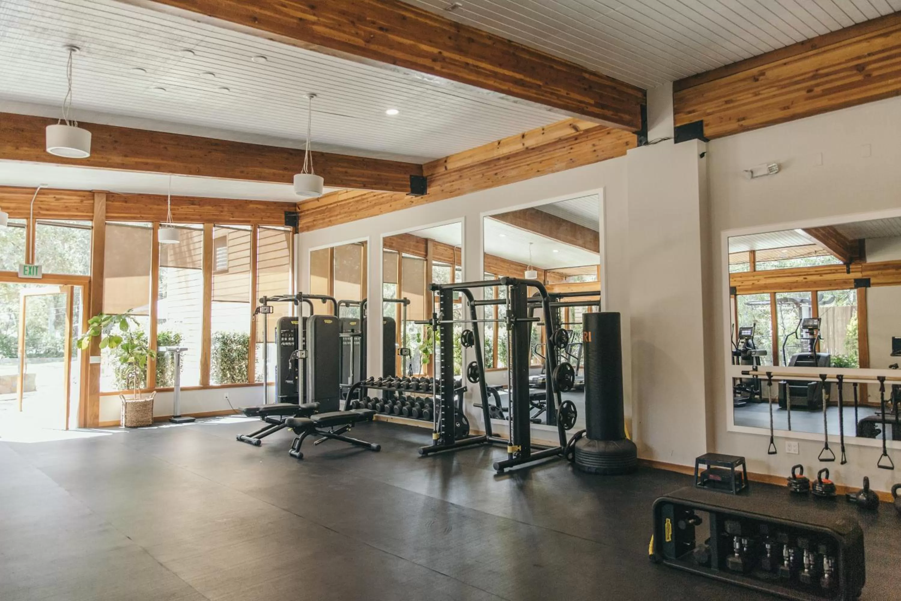 Fitness centre/facilities in Calamigos Guest Ranch and Beach Club