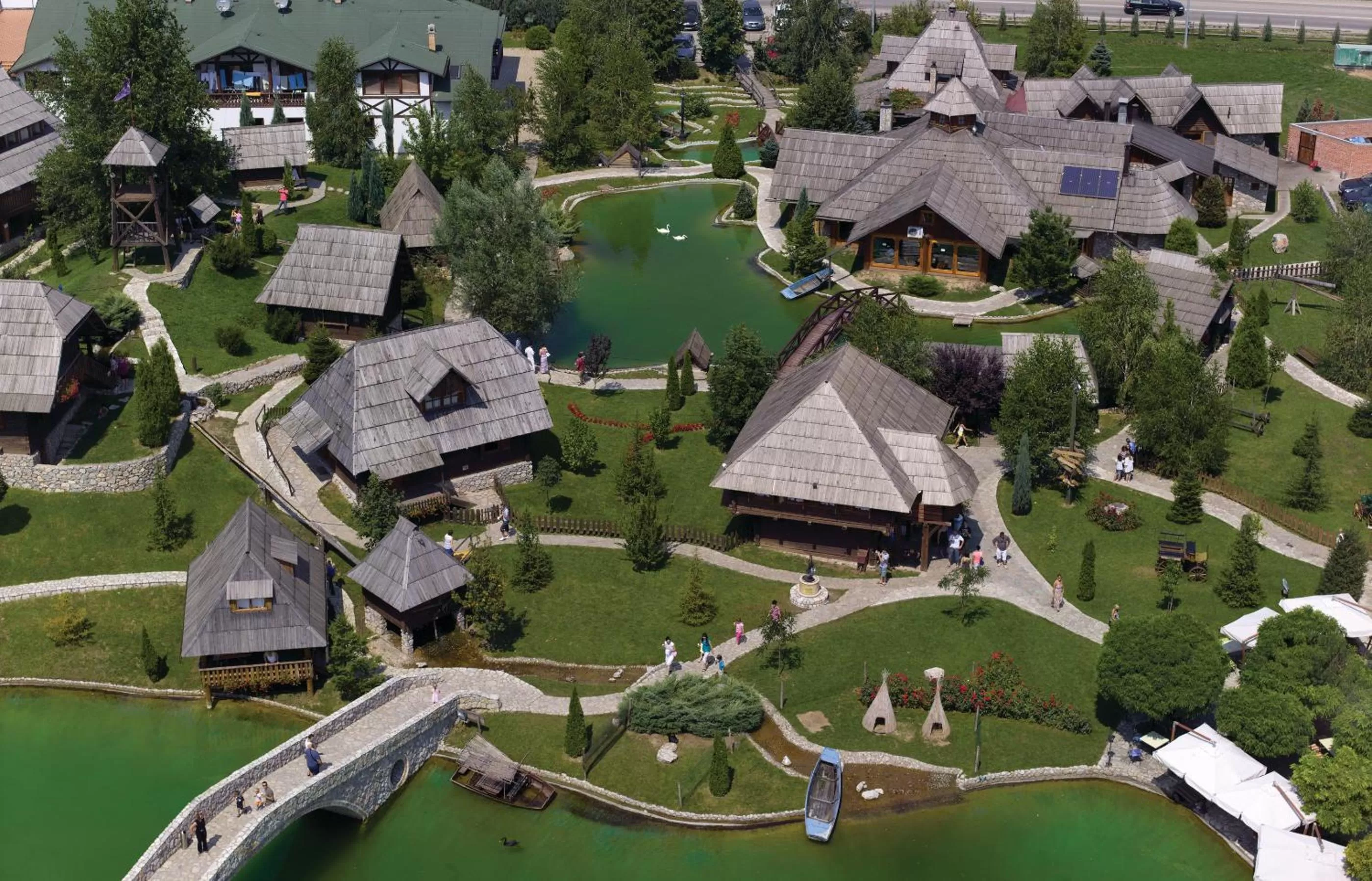 Bird's eye view, Bird's-eye View in Ethno Village Stanisici