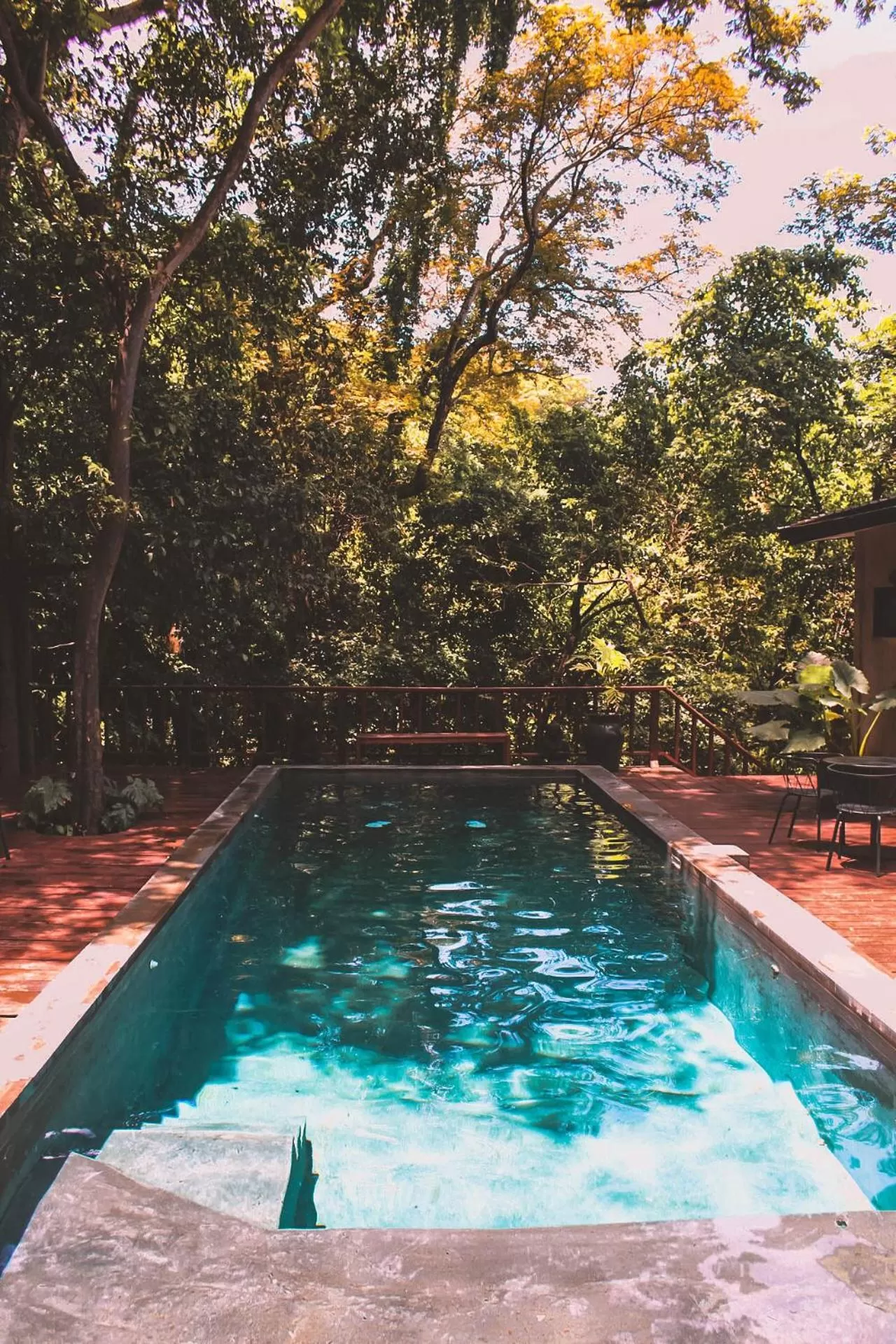 Swimming pool in Saboga Lodge