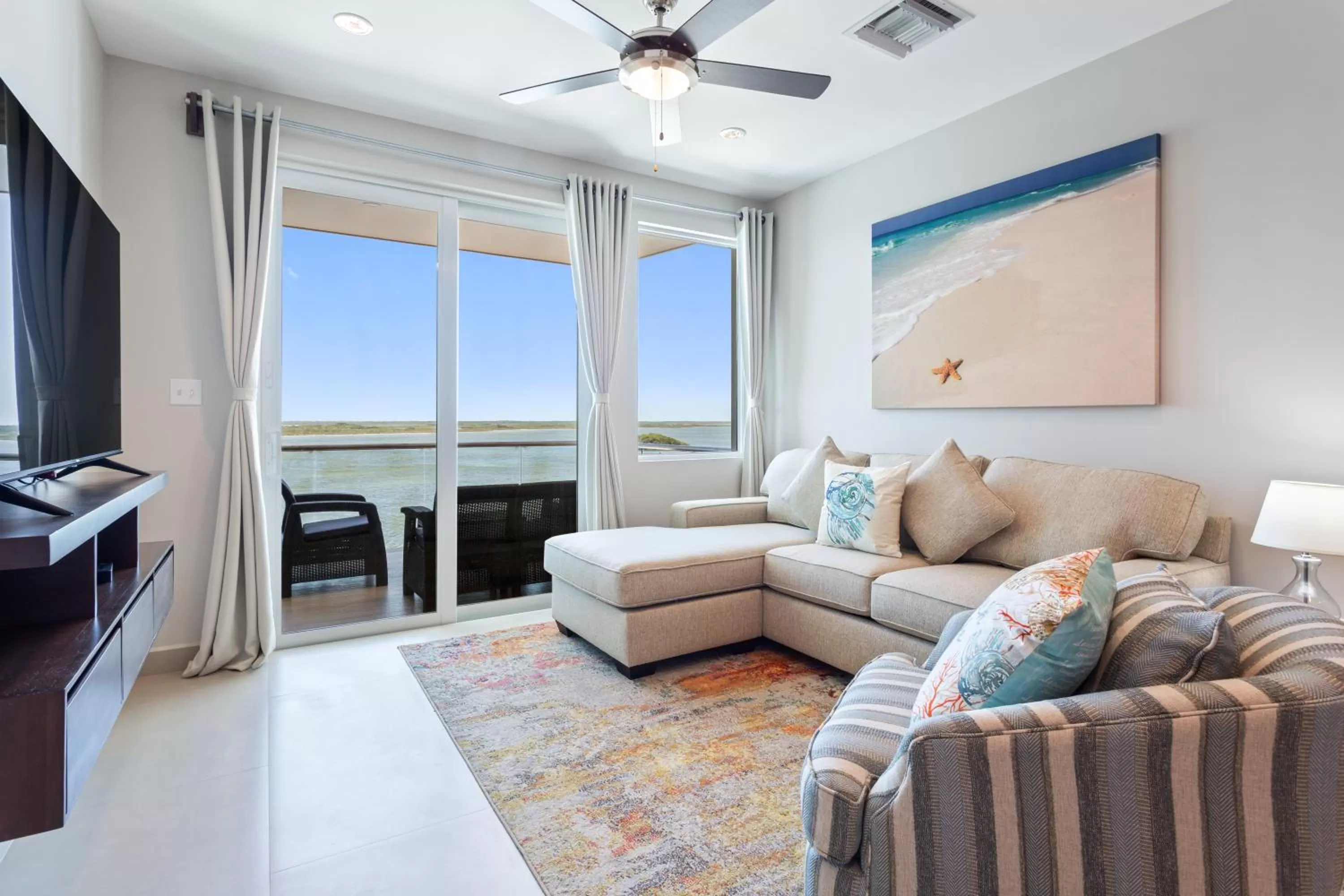 Living room in Sunset Caribe Belize