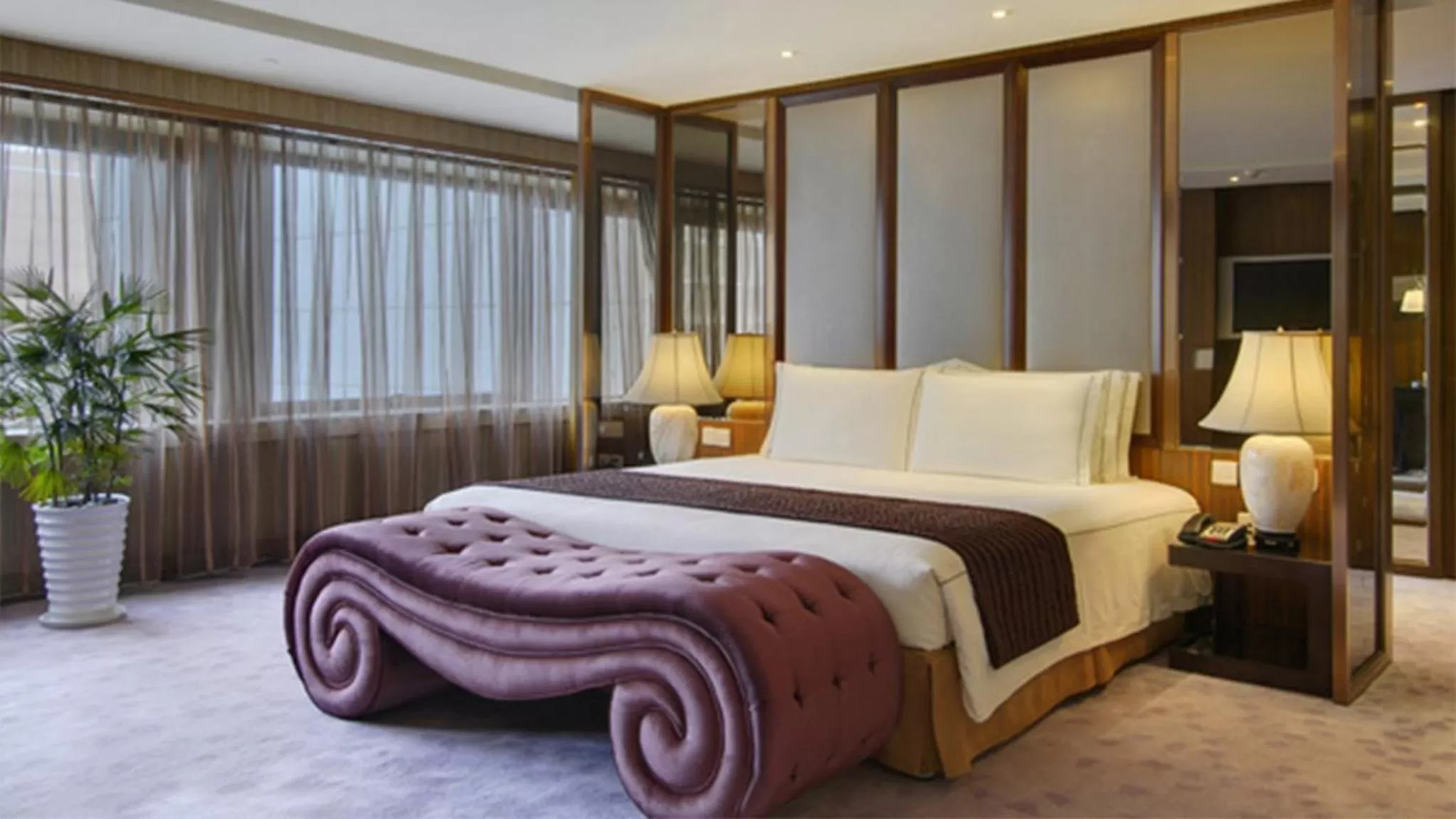 Bedroom, Bed in Marco Polo Parkside, Beijing