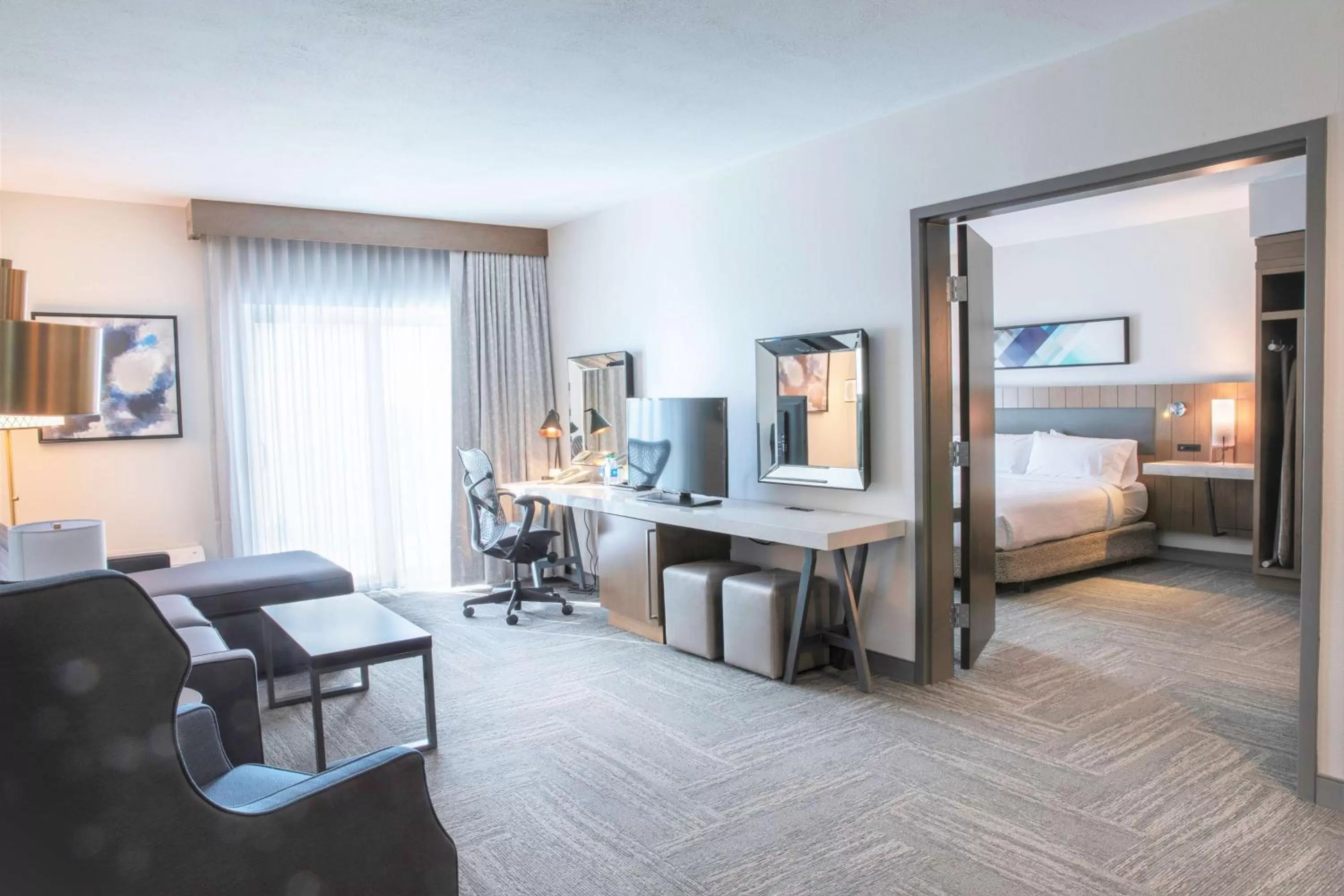 Bedroom, Bed in Hilton Garden Inn Pittsburgh/Southpointe