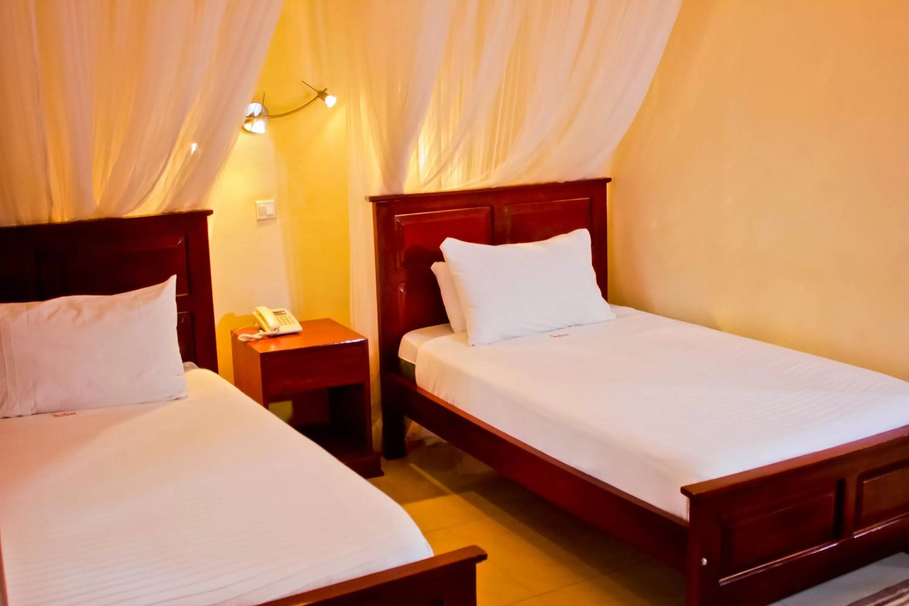 Bed in Al-Nisaa Hotel and Spa