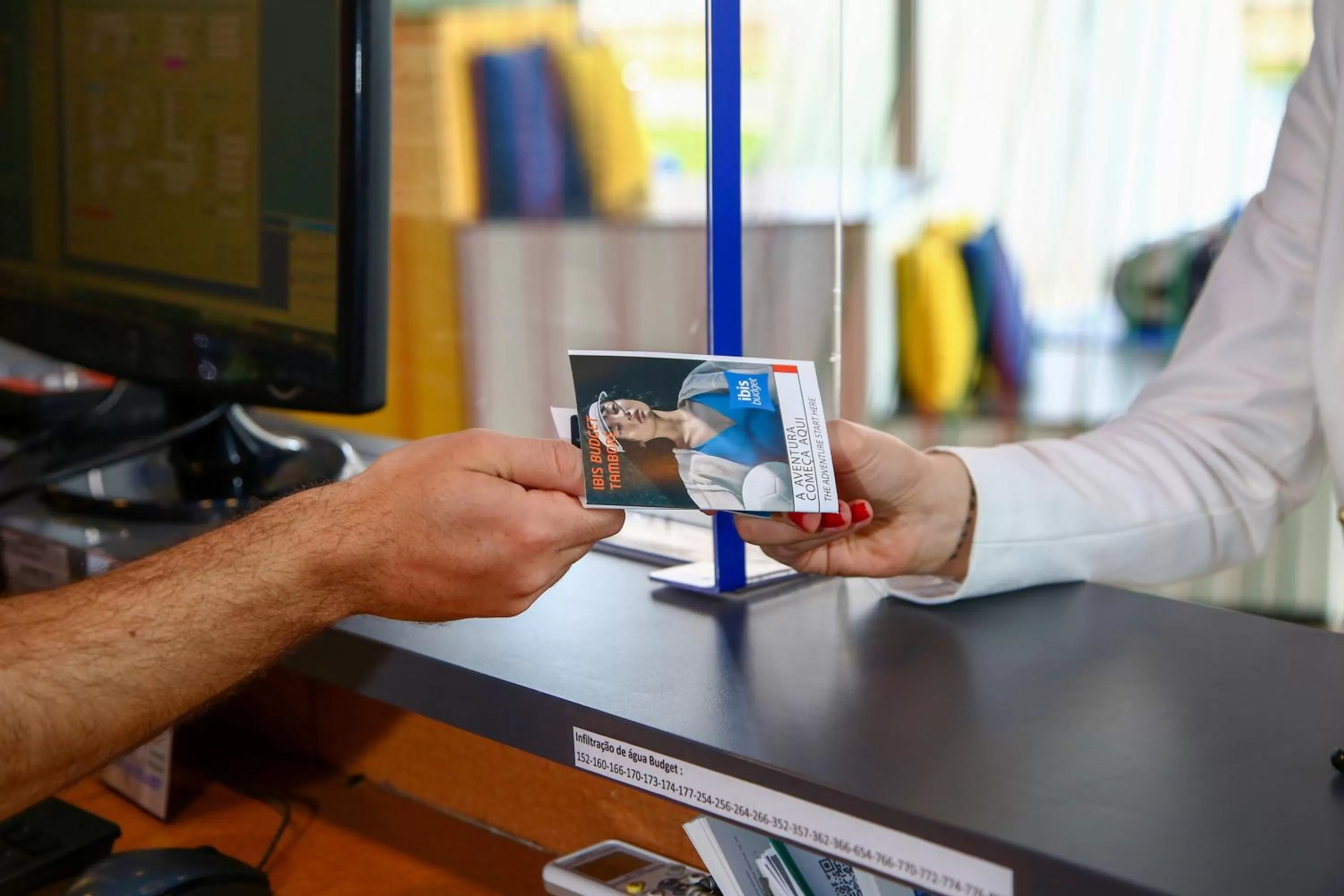 Lobby or reception in ibis budget Tambore