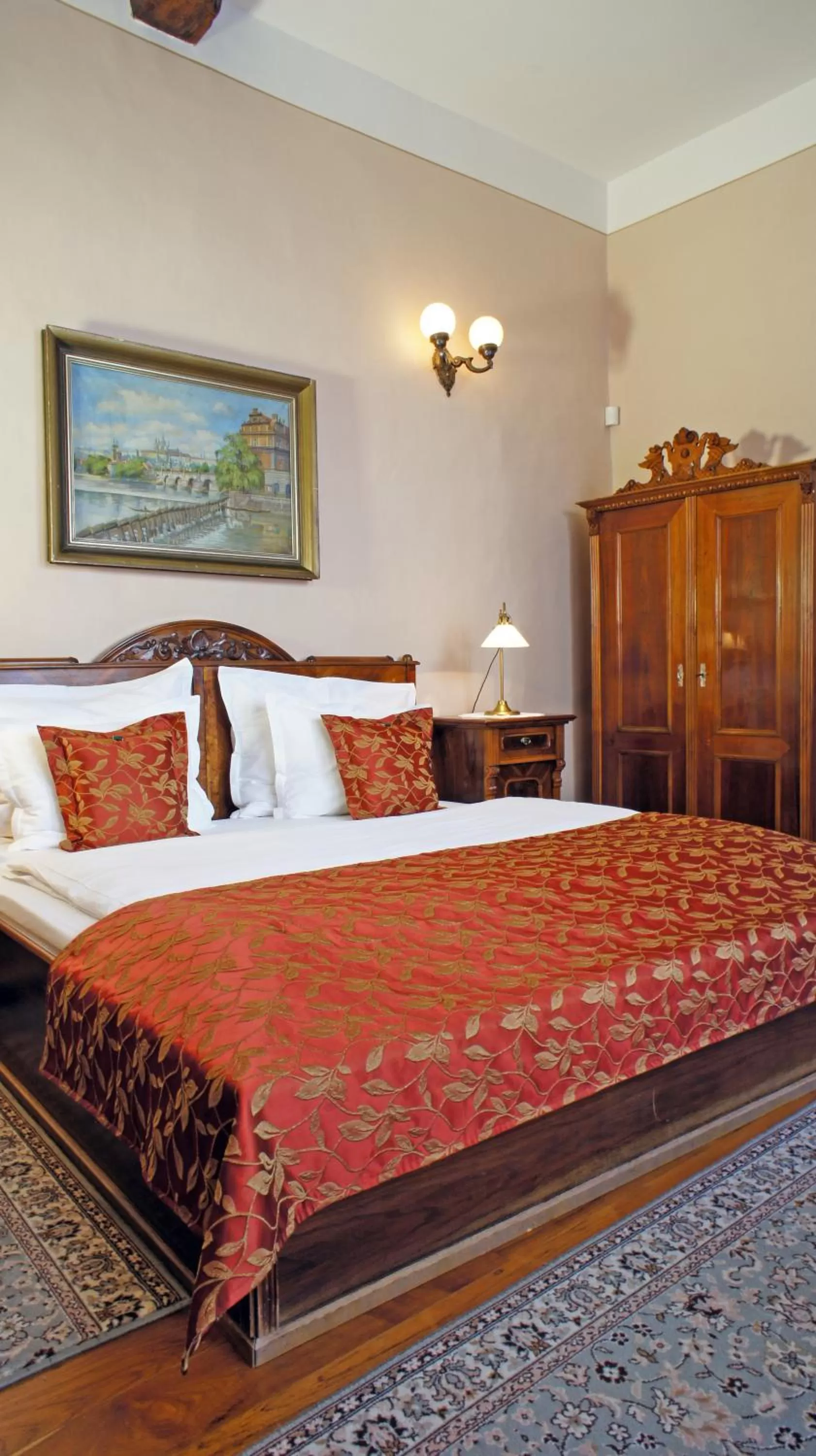 Bed in Grand Hotel Praha