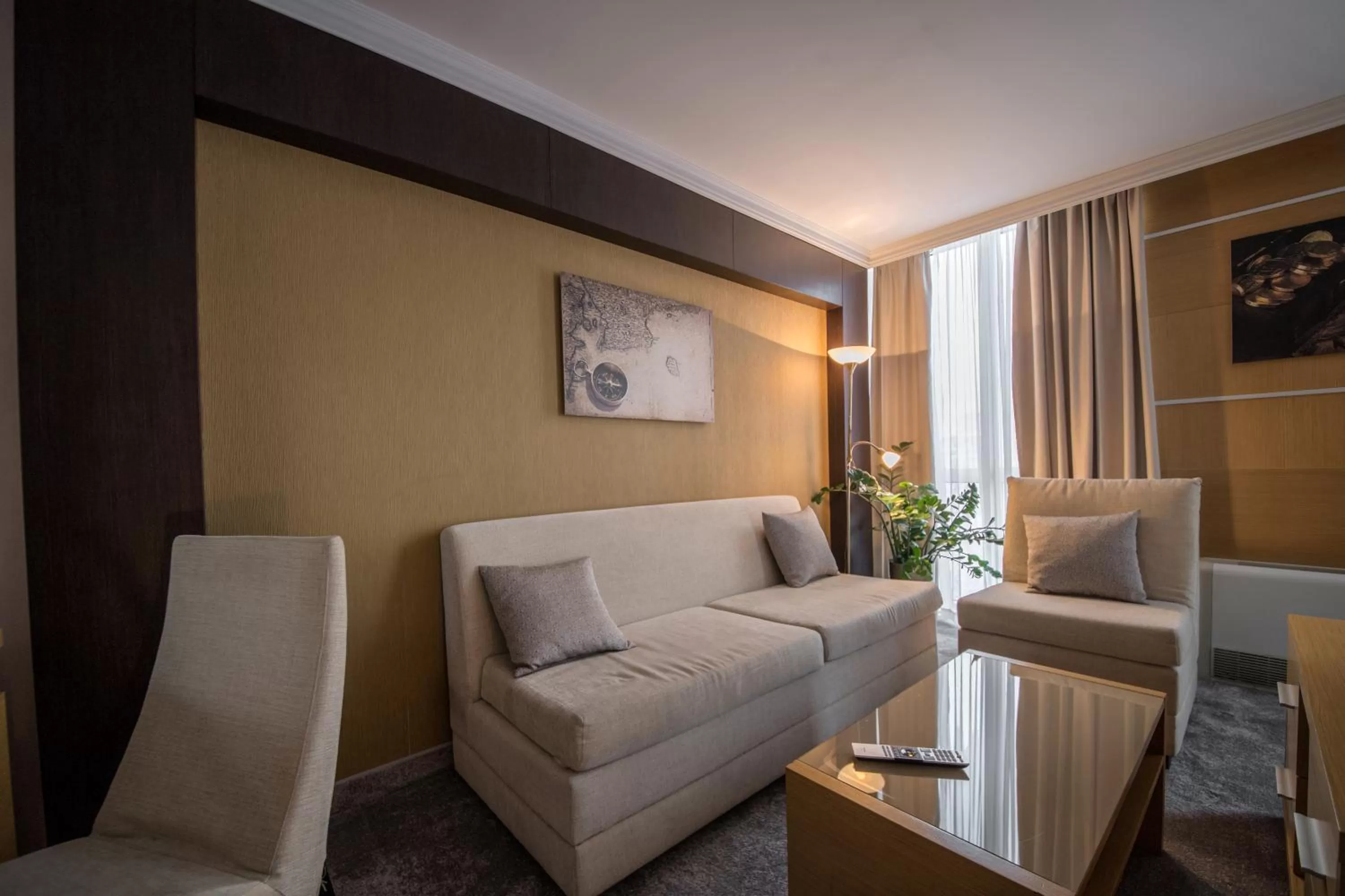 Living room in Putnik Inn Belgrade