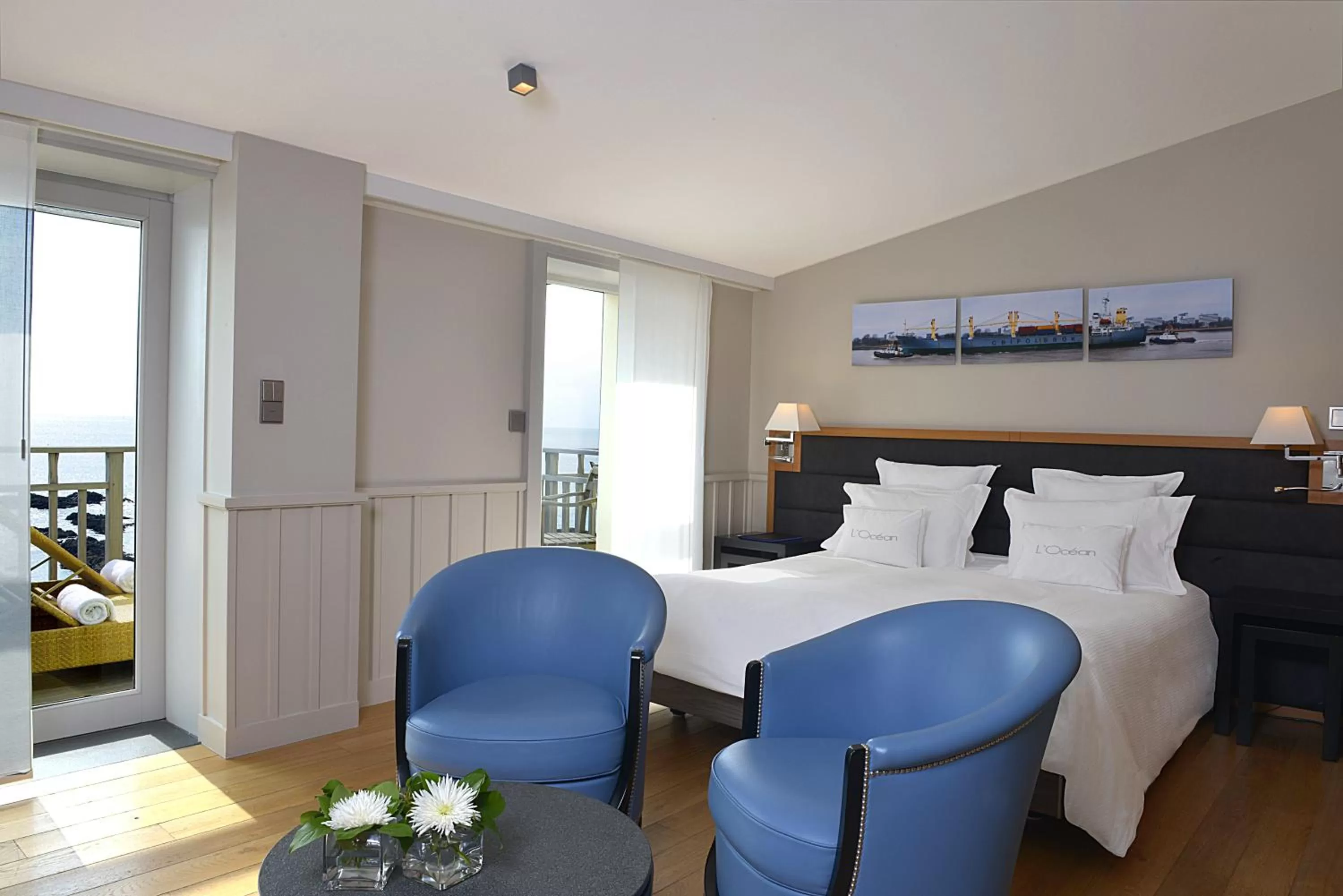 Bedroom, Bed in Grand Hotel de L'Océan