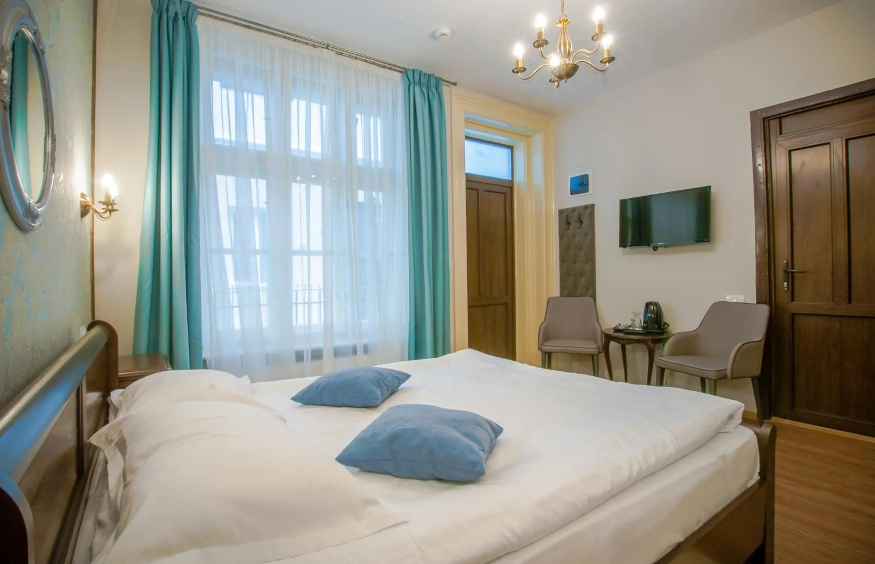 Bedroom, Bed in Safrano Palace