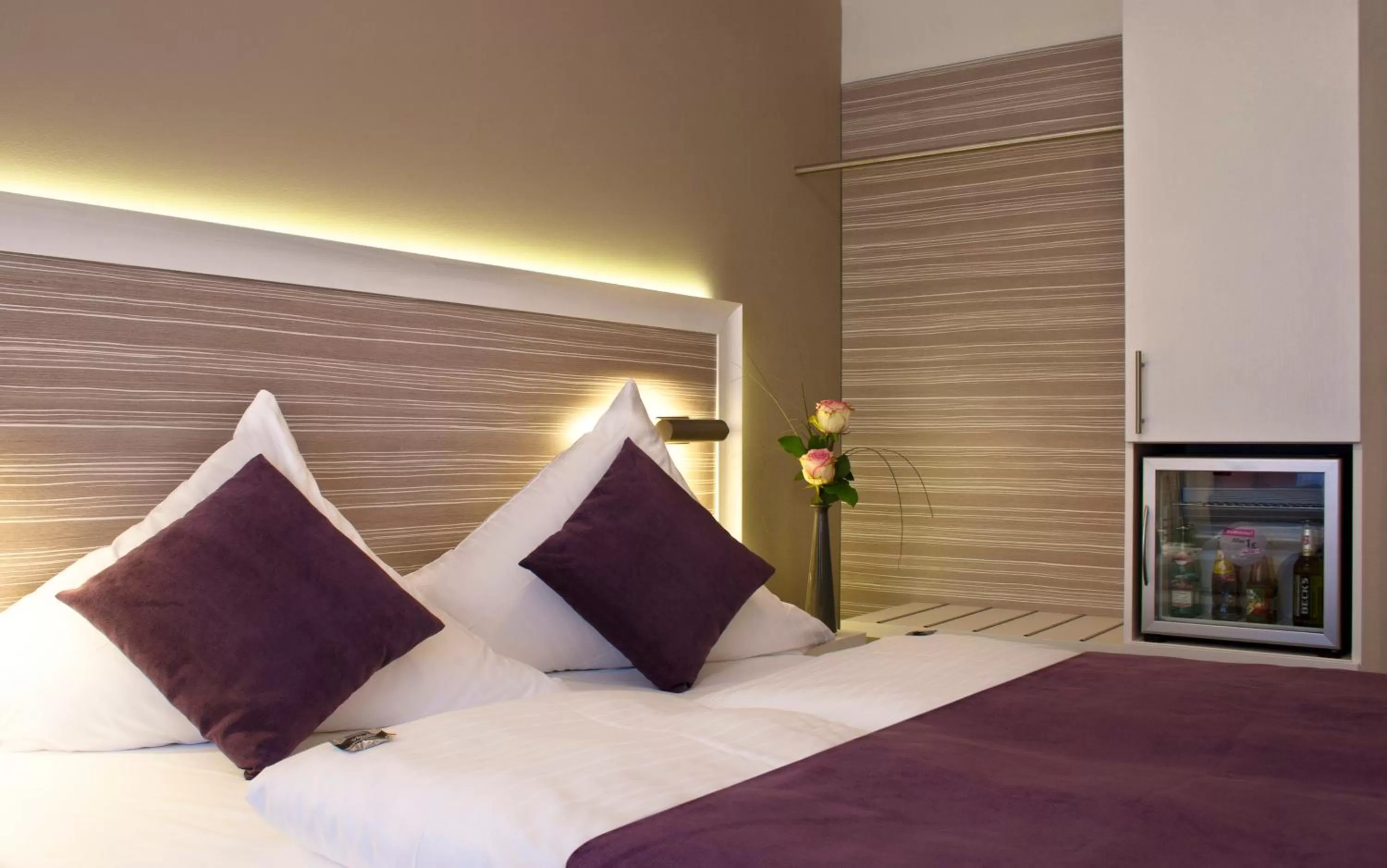 Bed in Hotel Mirabell by Maier Privathotels