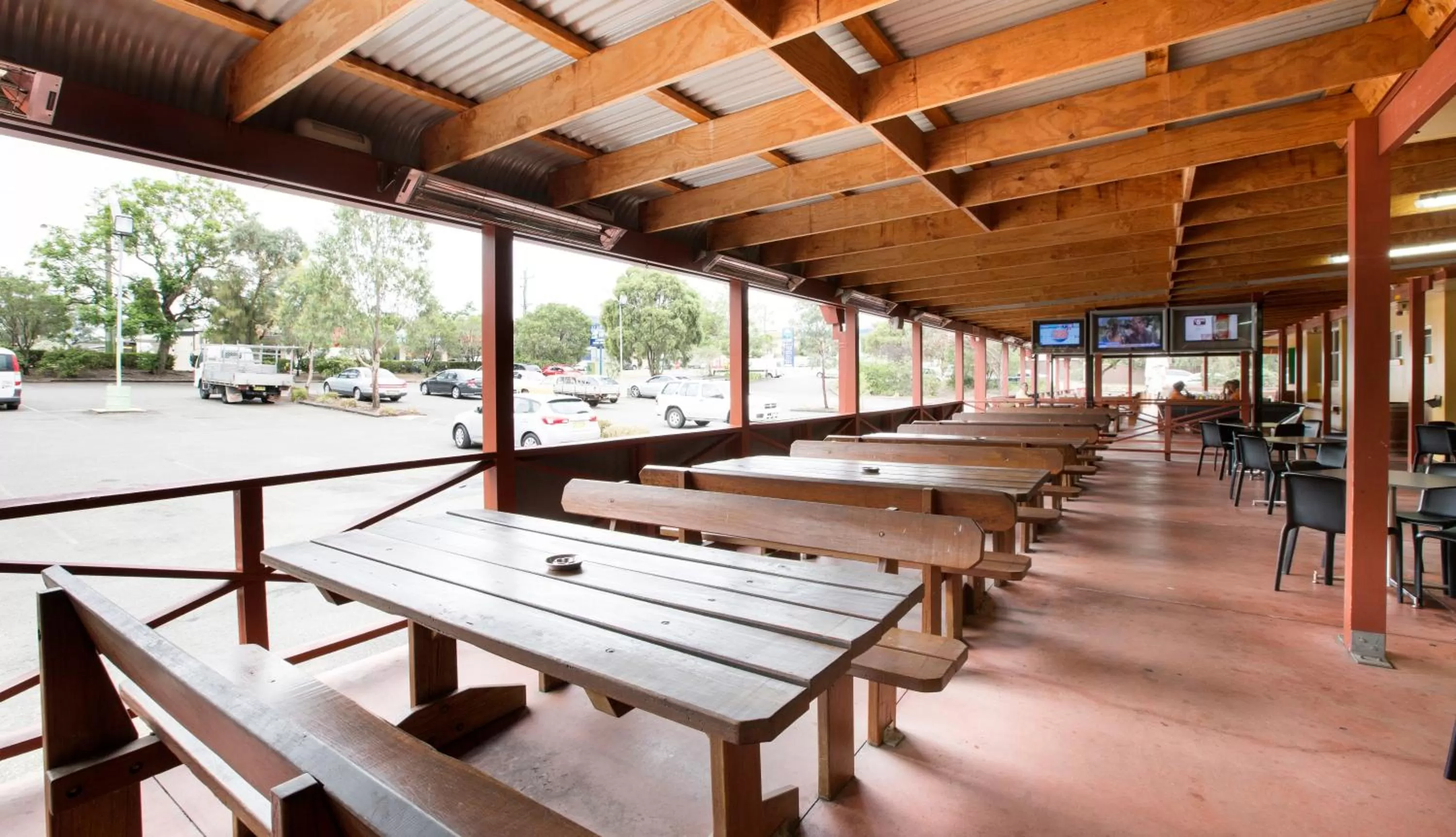 Patio in Nightcap at Jamison Hotel