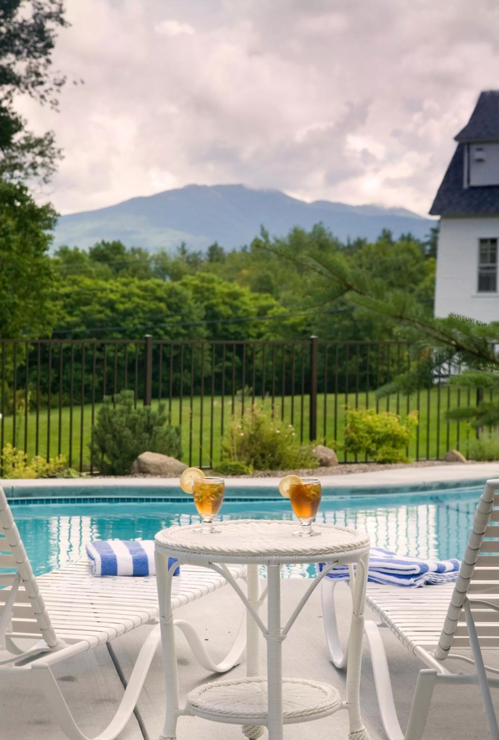 Pool view in Sugar Hill Inn