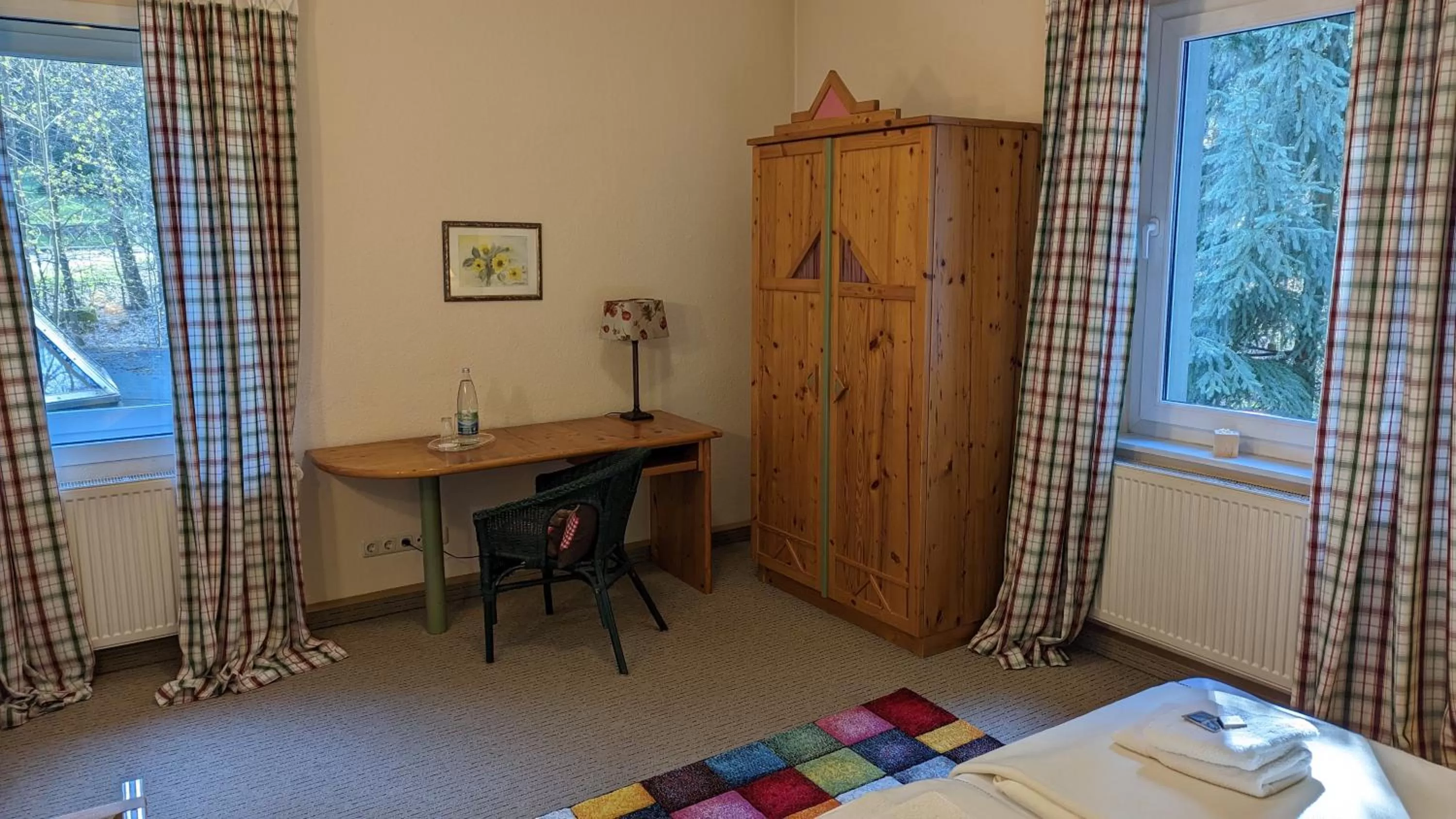 Photo of the whole room, Bed in Naturhotel Forsthaus