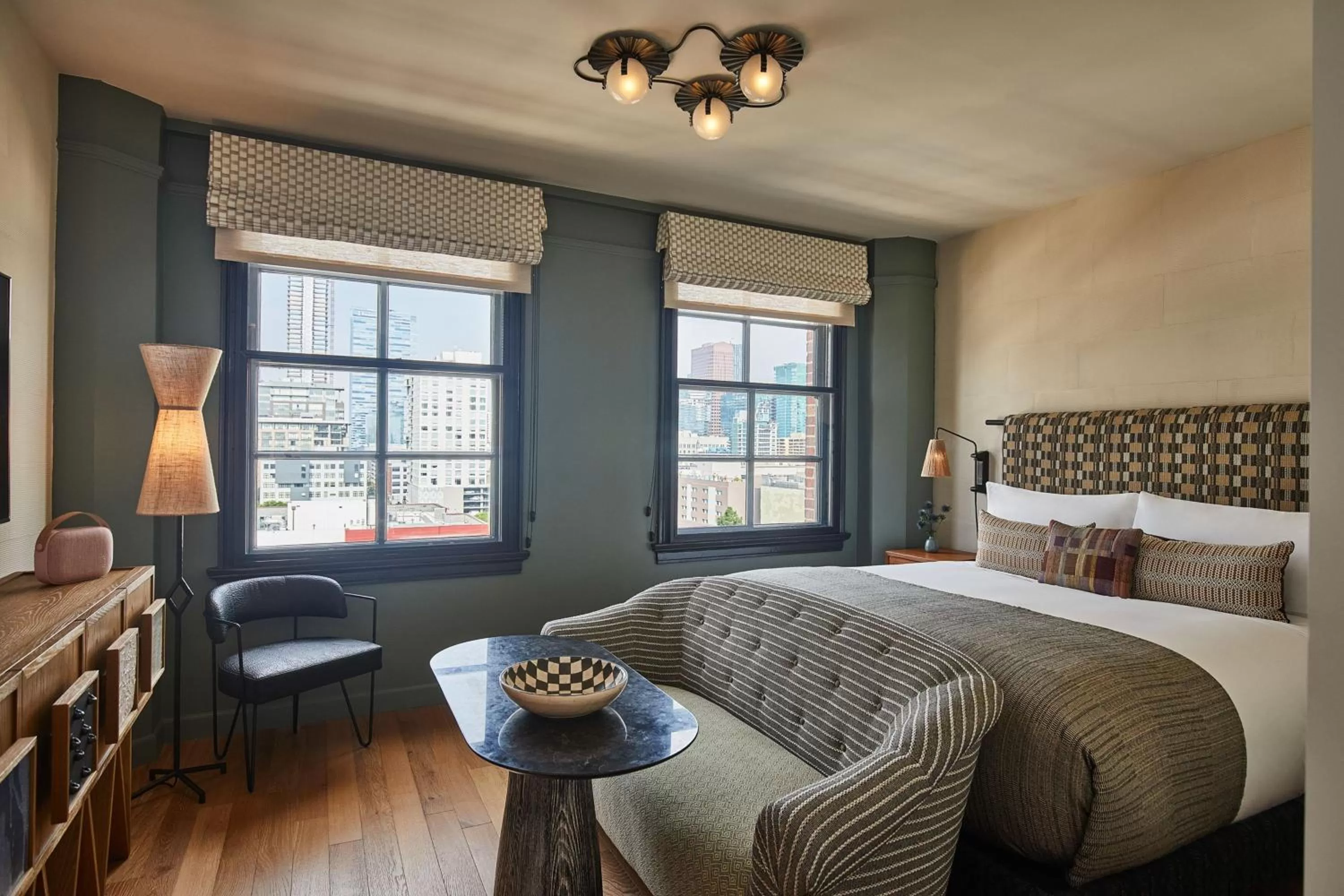 Photo of the whole room, Bed in Downtown Los Angeles Proper Hotel, a Member of Design Hotels