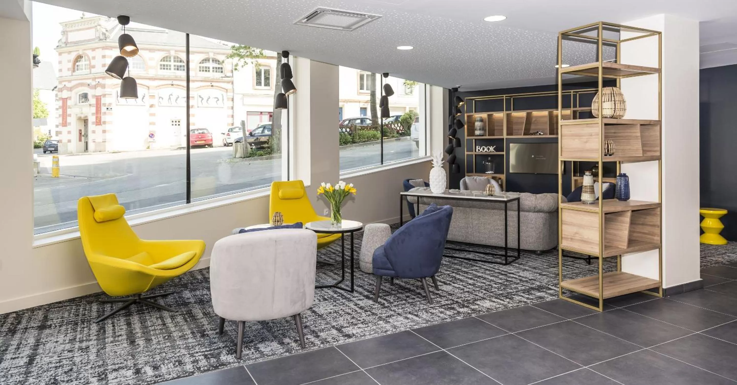 Lobby or reception in Appart'hôtel Odalys City - Le Mans Centre Palais des Congrès