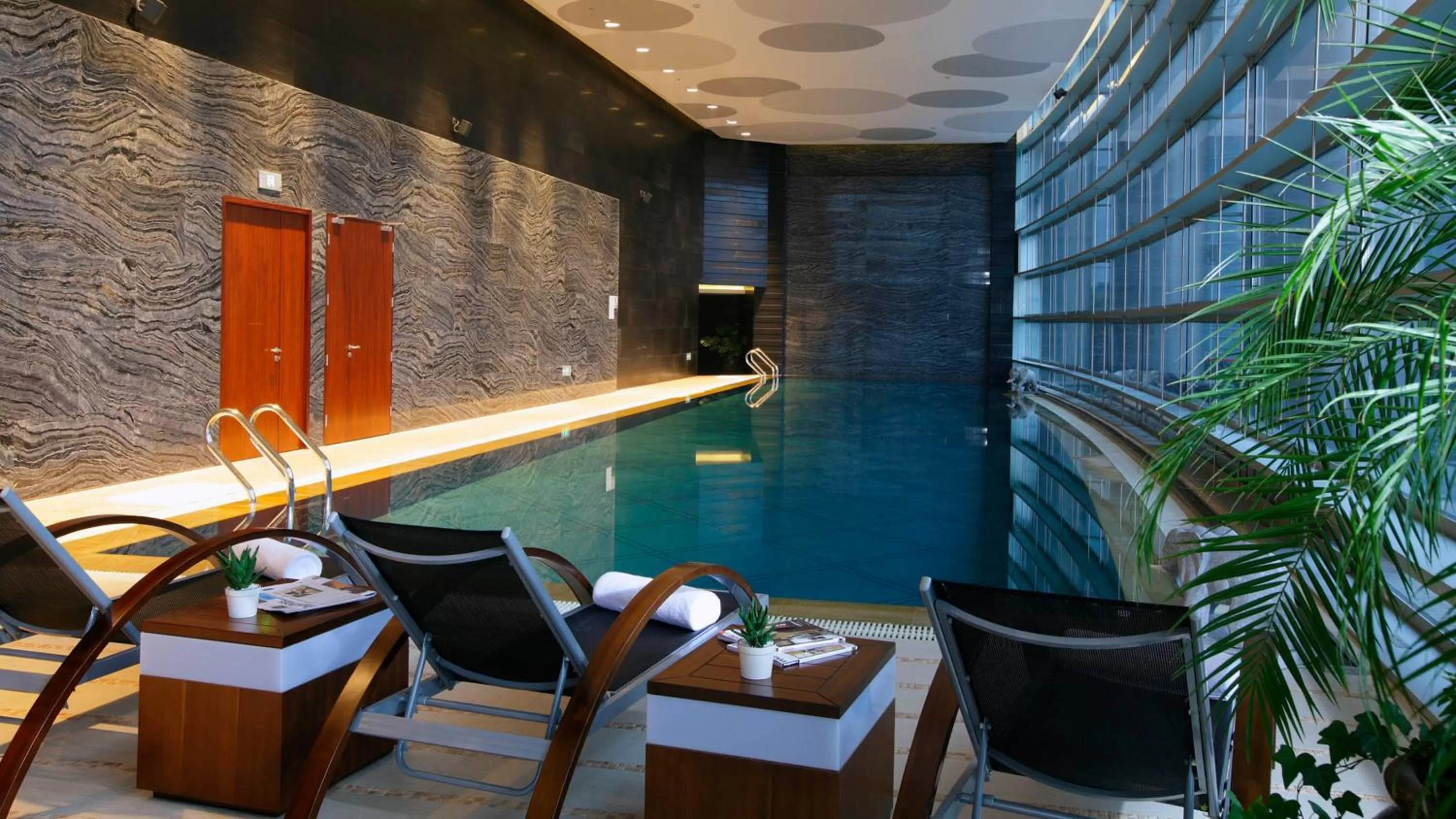 Swimming pool in InterContinental Nanjing by IHG
