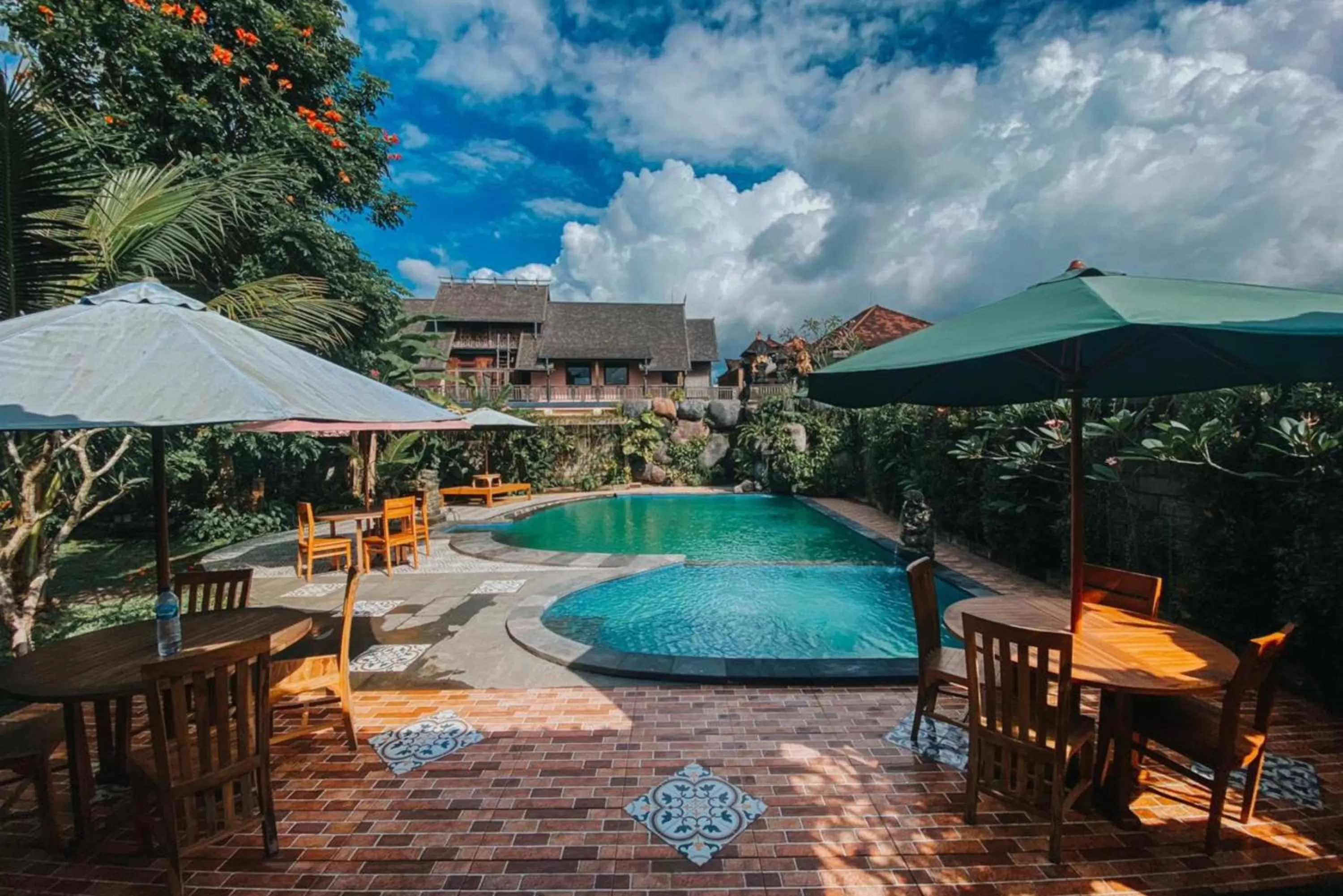 Garden view in Menzel Ubud