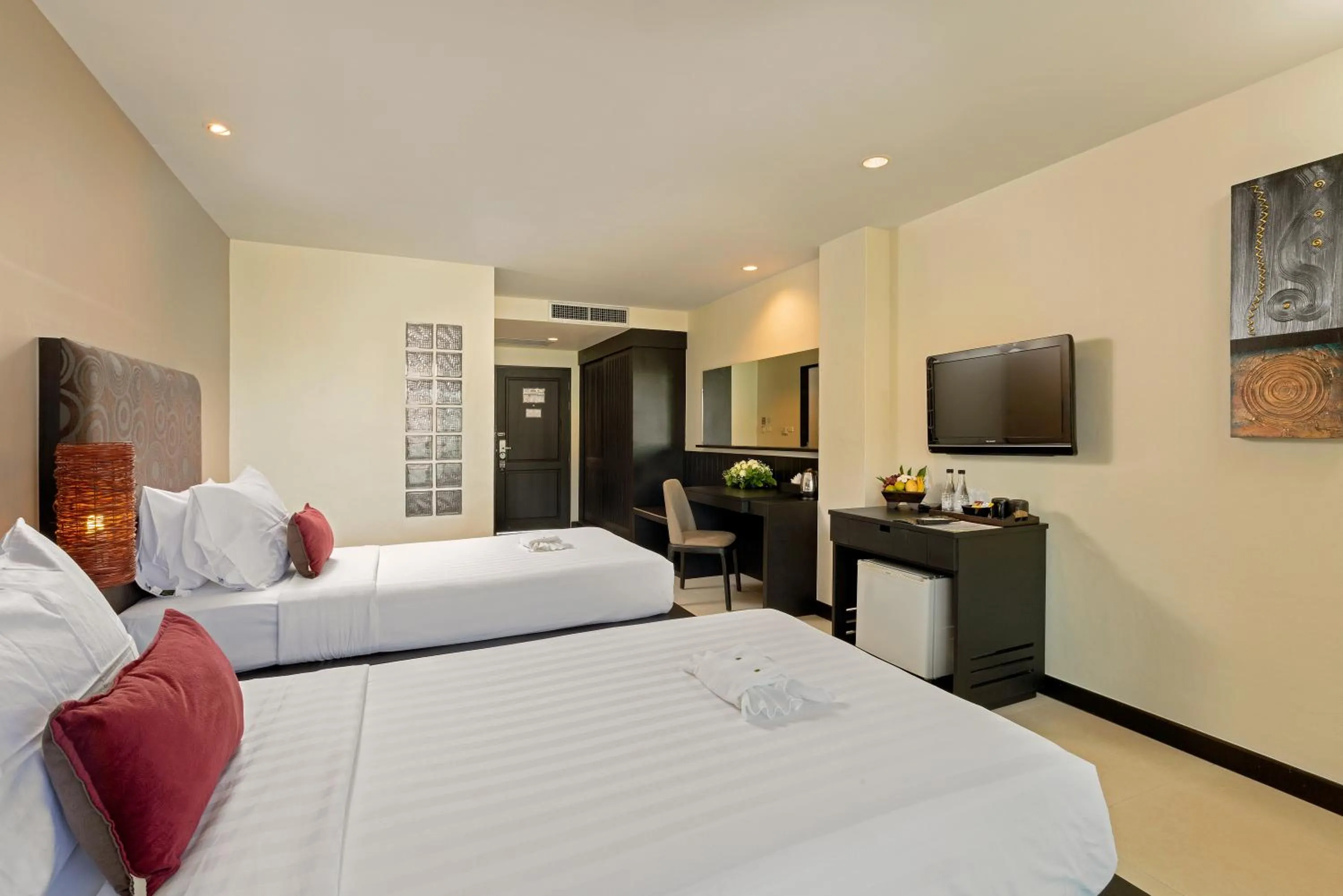 Bed in Baramee Resortel