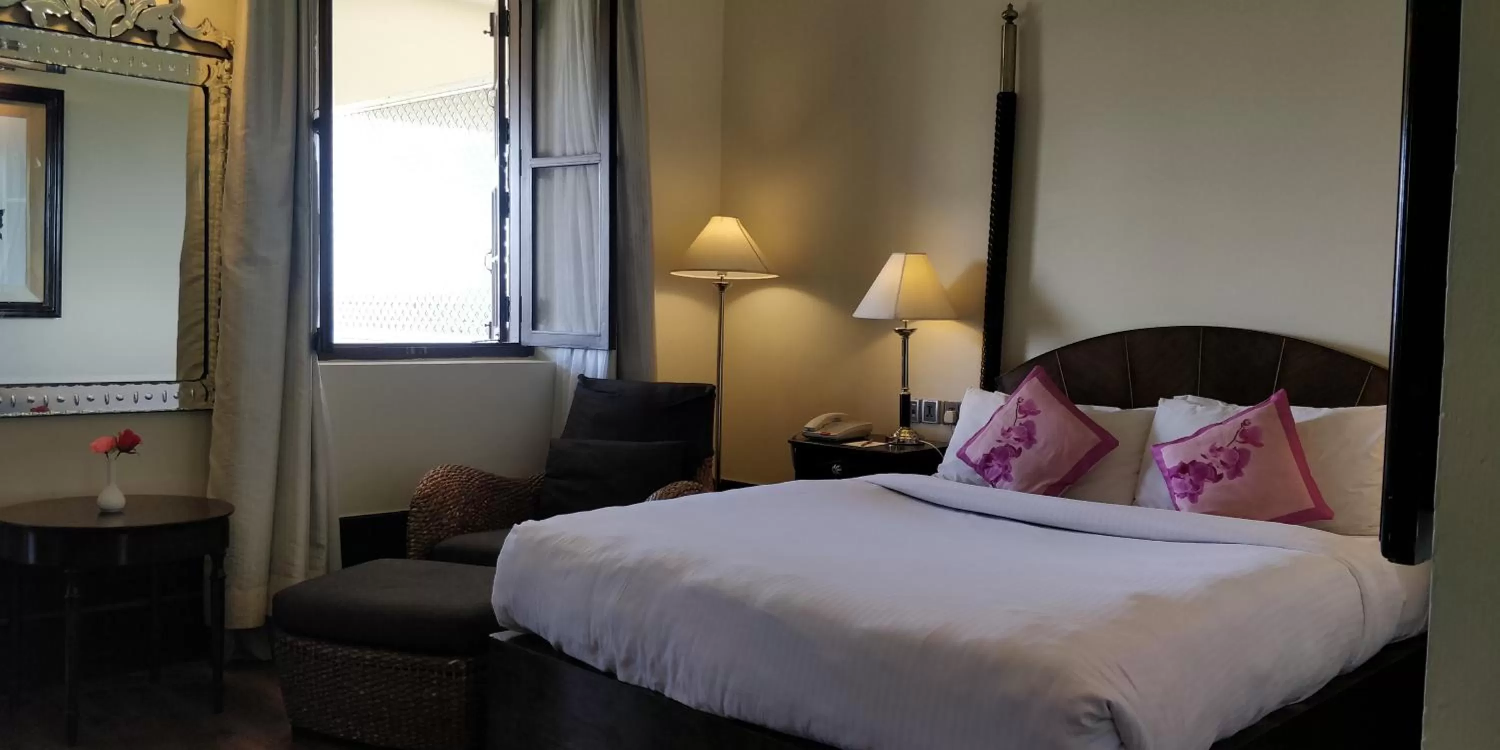 Bedroom, Bed in Royal Orchid Brindavan Garden Mysore