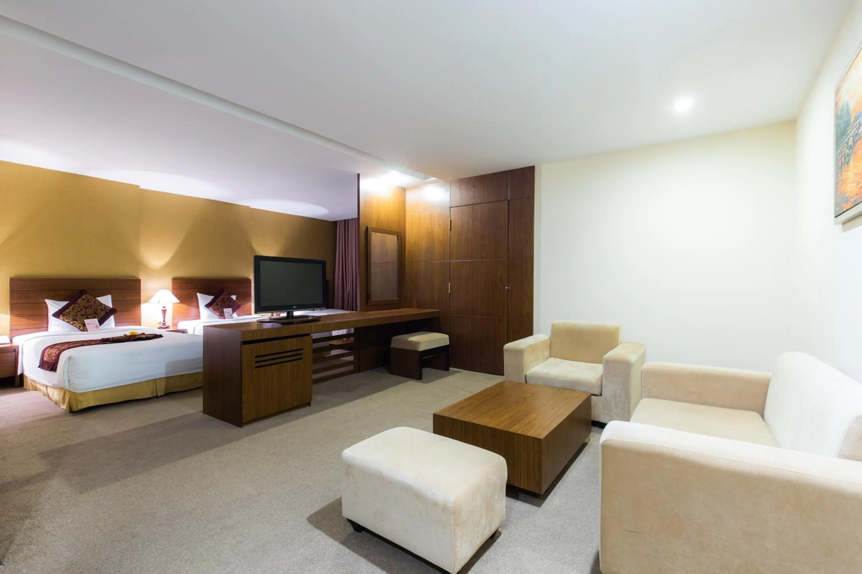 Photo of the whole room, Bed in Muong Thanh Grand Nha Trang Hotel