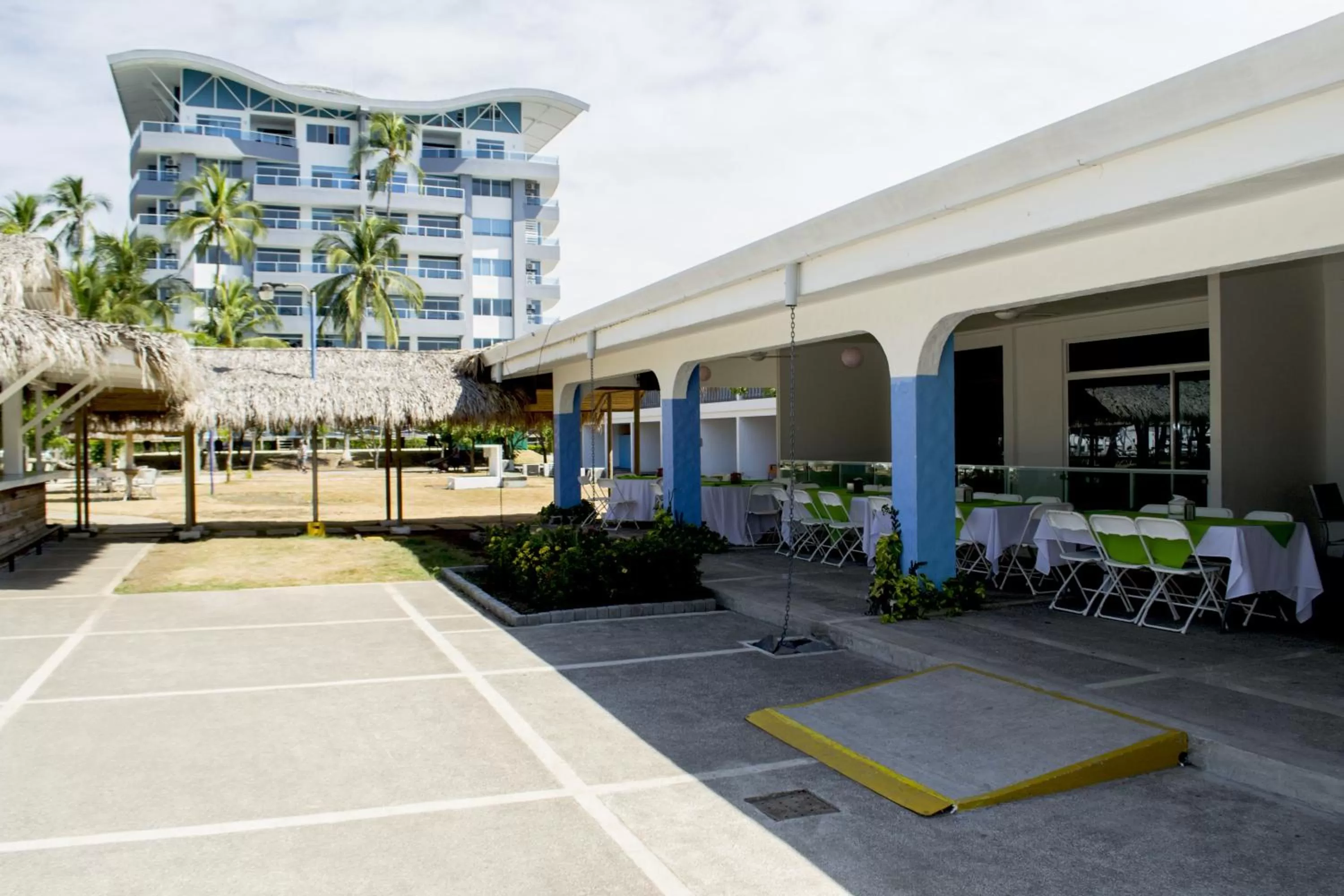 Facade/entrance in Puerto Azul Hotel