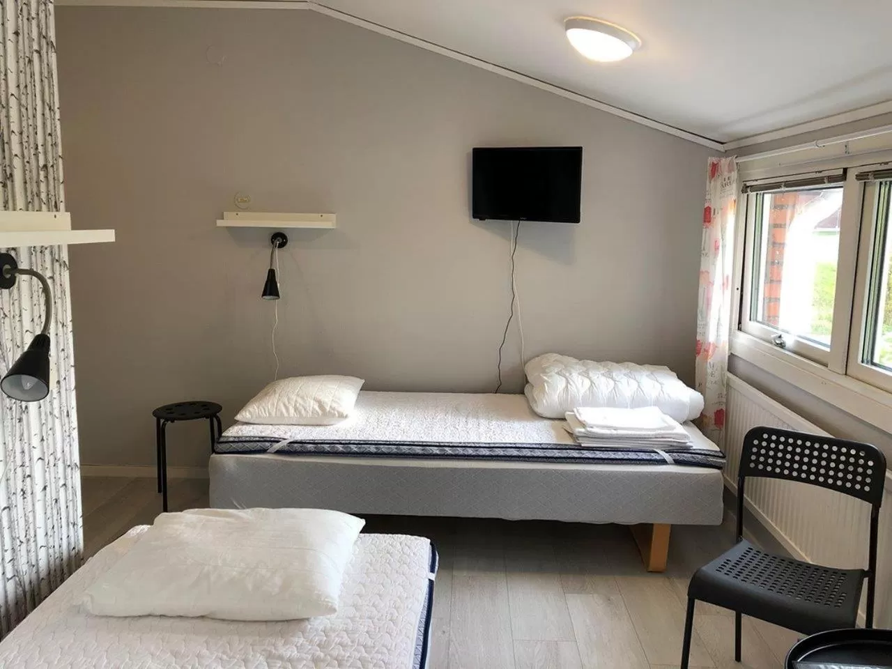 Bed in STF Malmfältens Folkhögskola