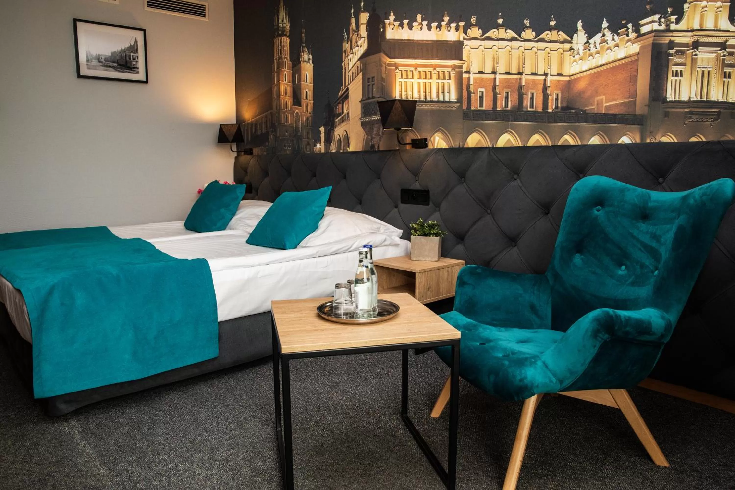 Bed in Hotel Pod Wawelem