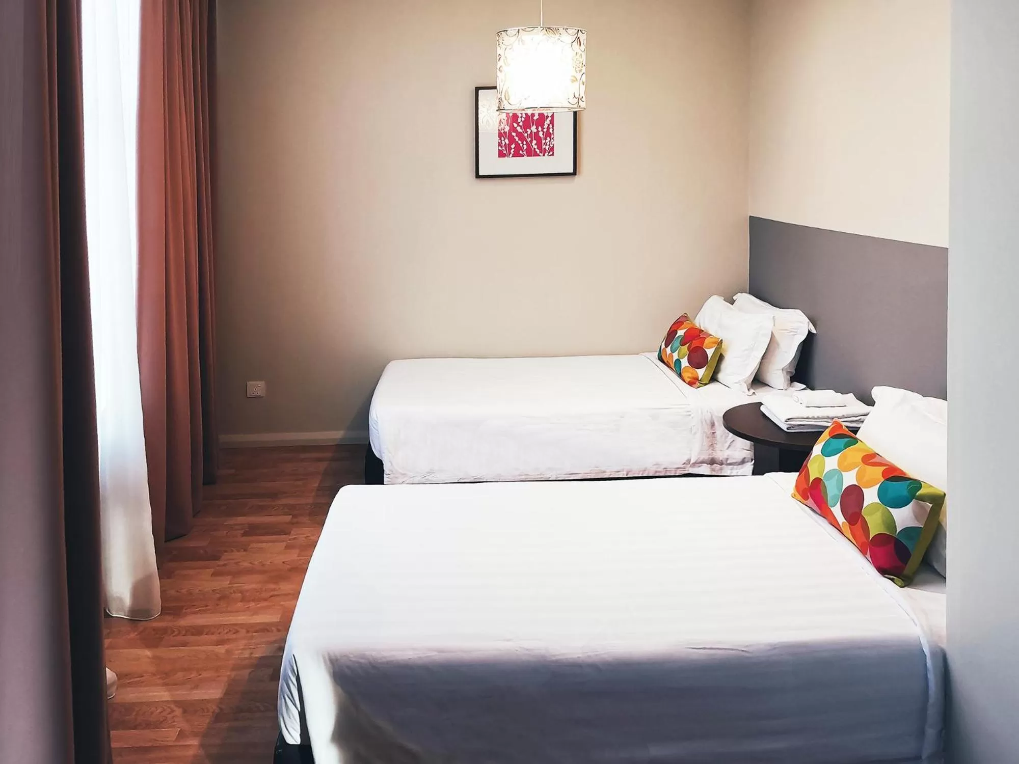 Bathroom, Bed in The LimeTree Hotel, Kuching