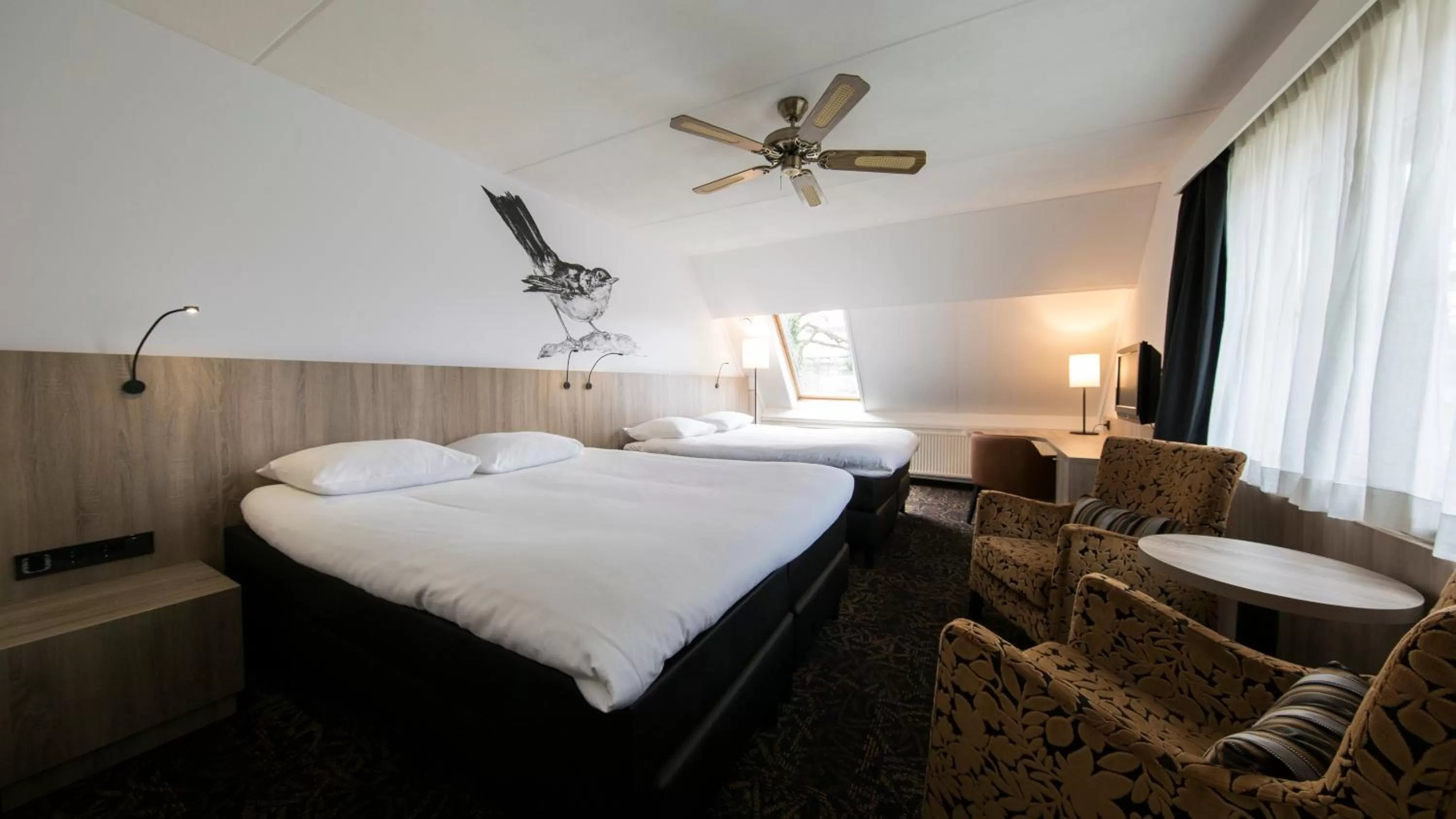 Family, Bed in Fletcher Hotel-Restaurant De Broeierd-Enschede